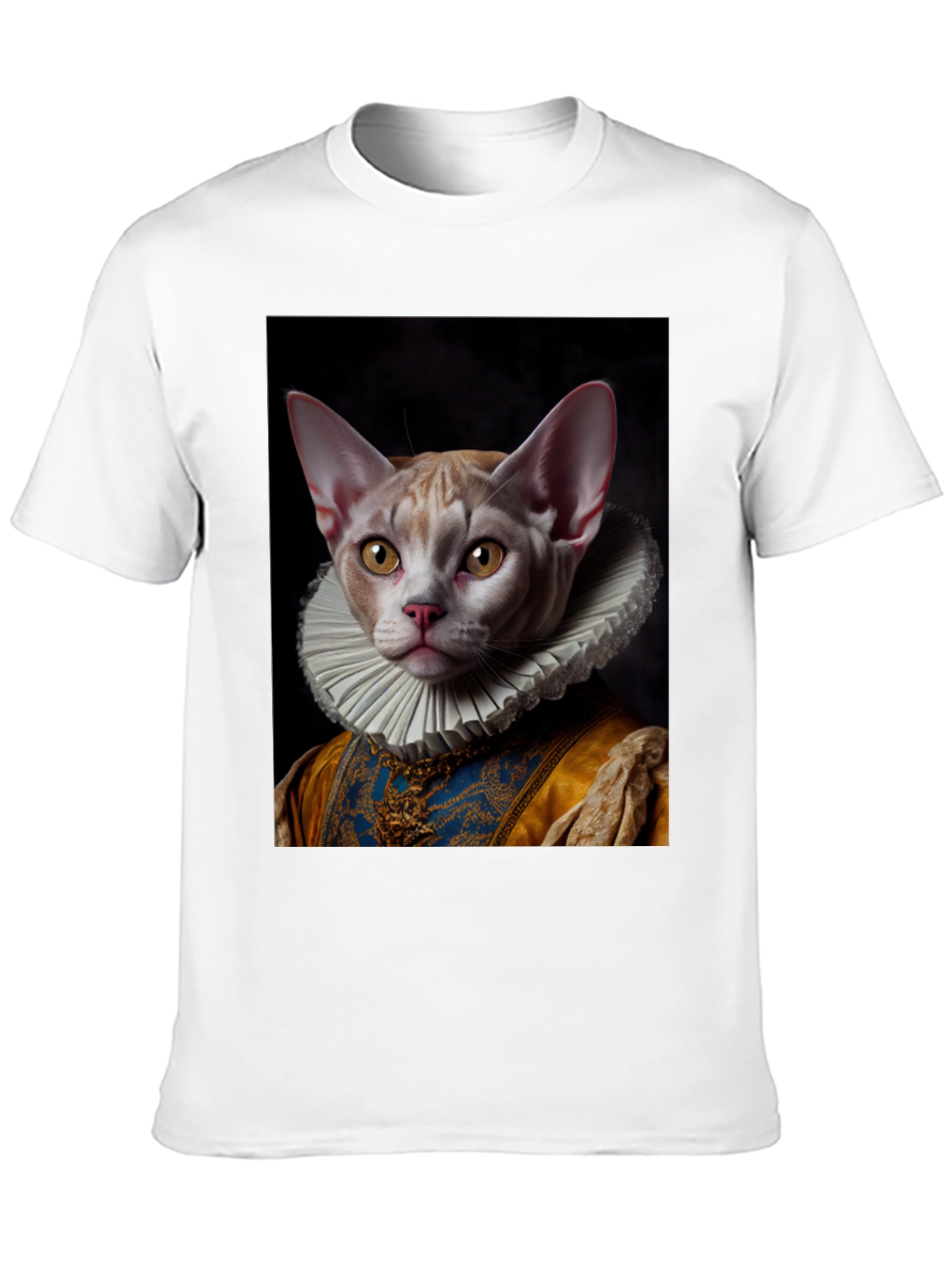 Regal Cat T-Shirt - Renaissance Pet Portrait