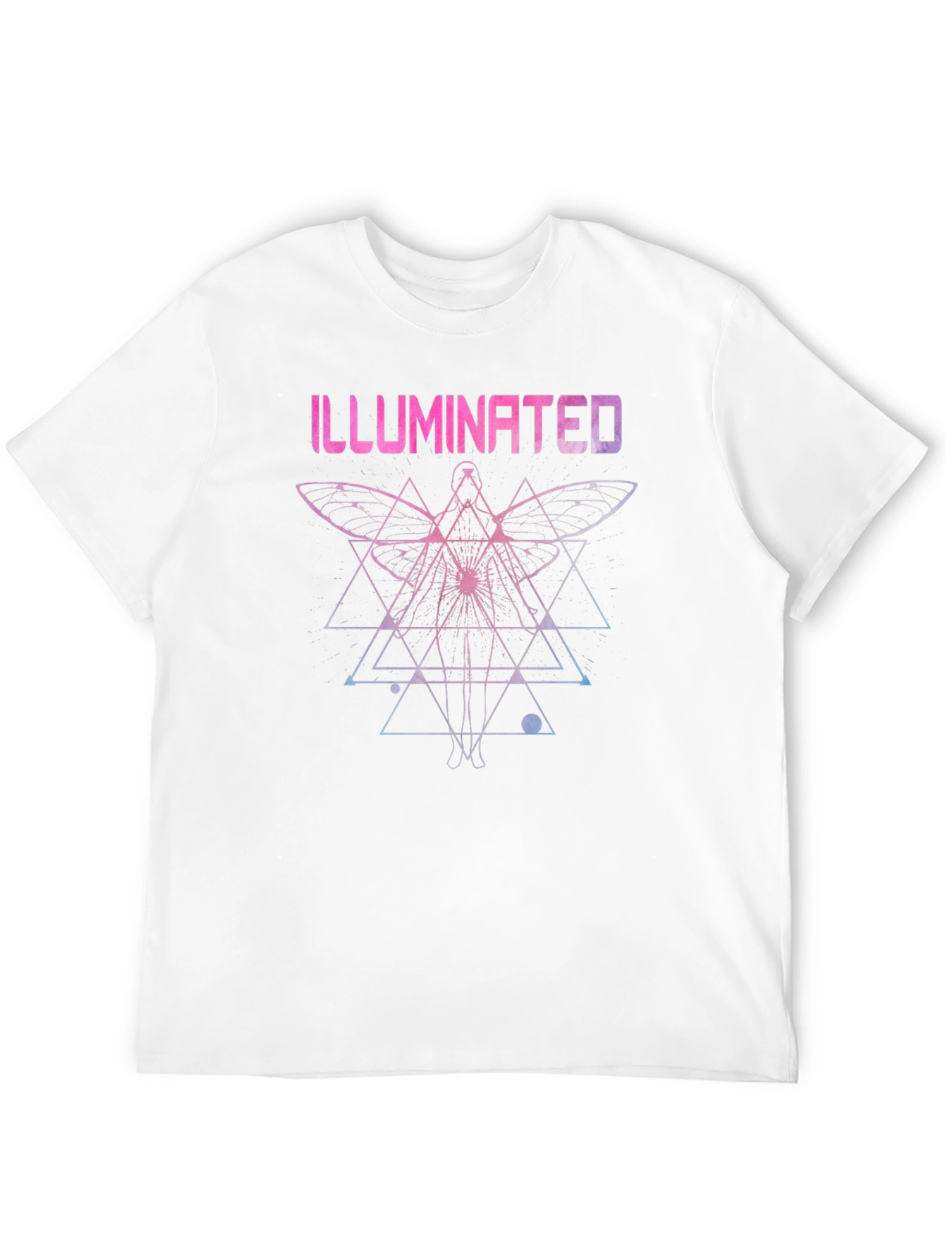 Illuminated Moth Graphic T-Shirt