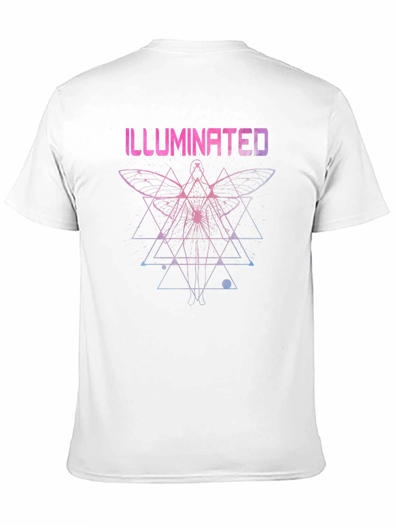 Illuminated Moth Graphic T-Shirt