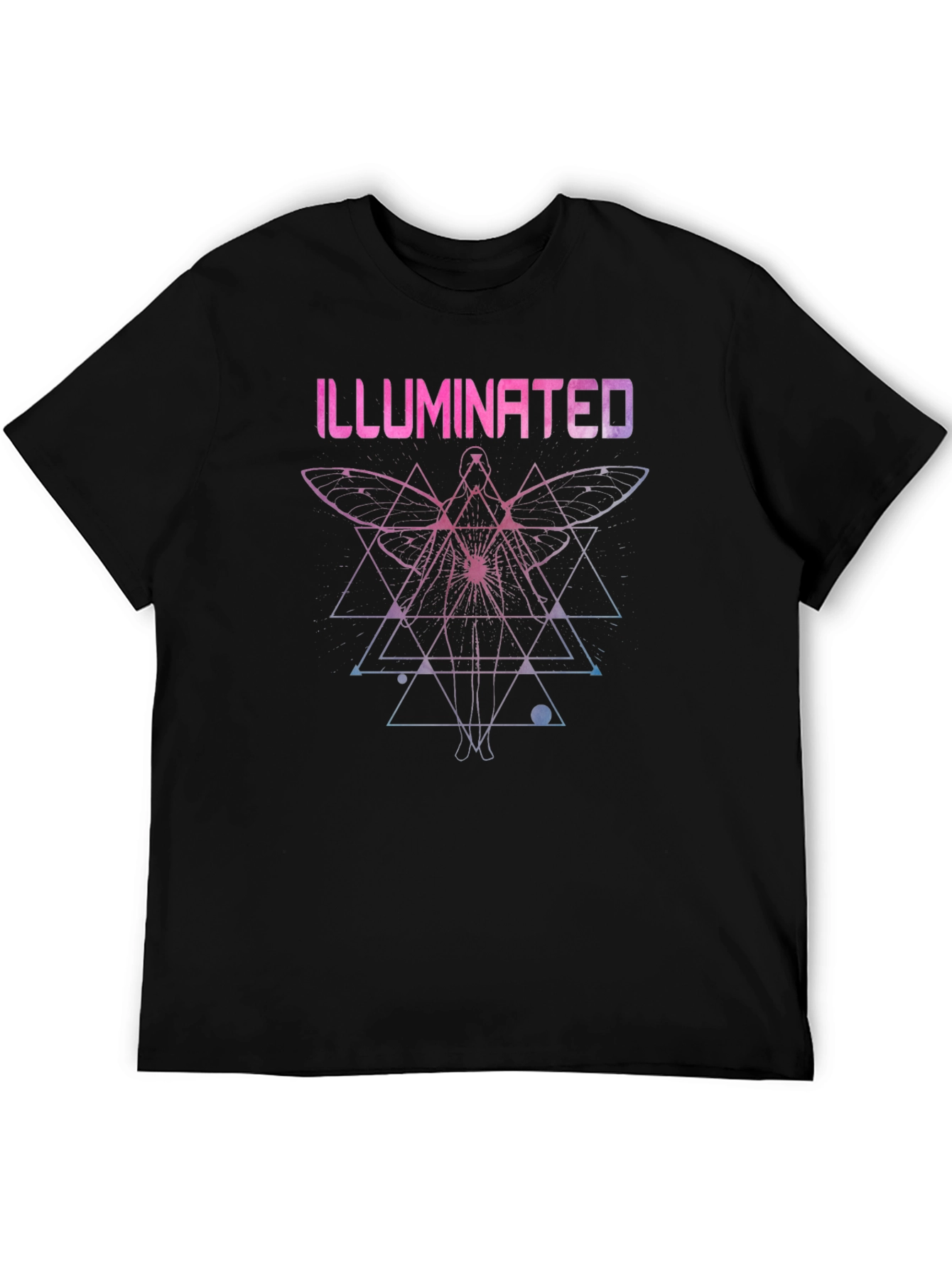 Illuminated Moth Graphic T-Shirt
