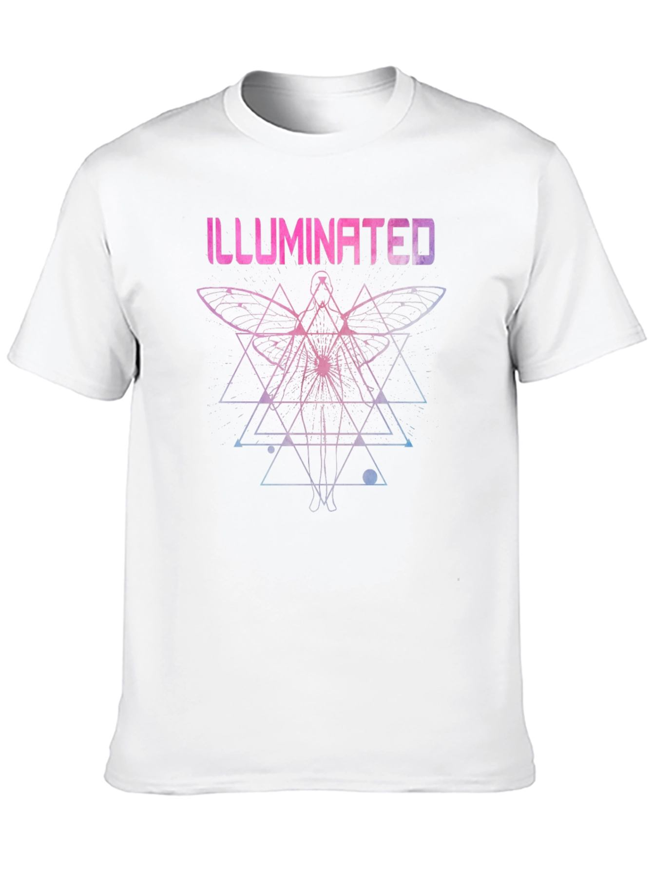 Illuminated Moth Graphic T-Shirt