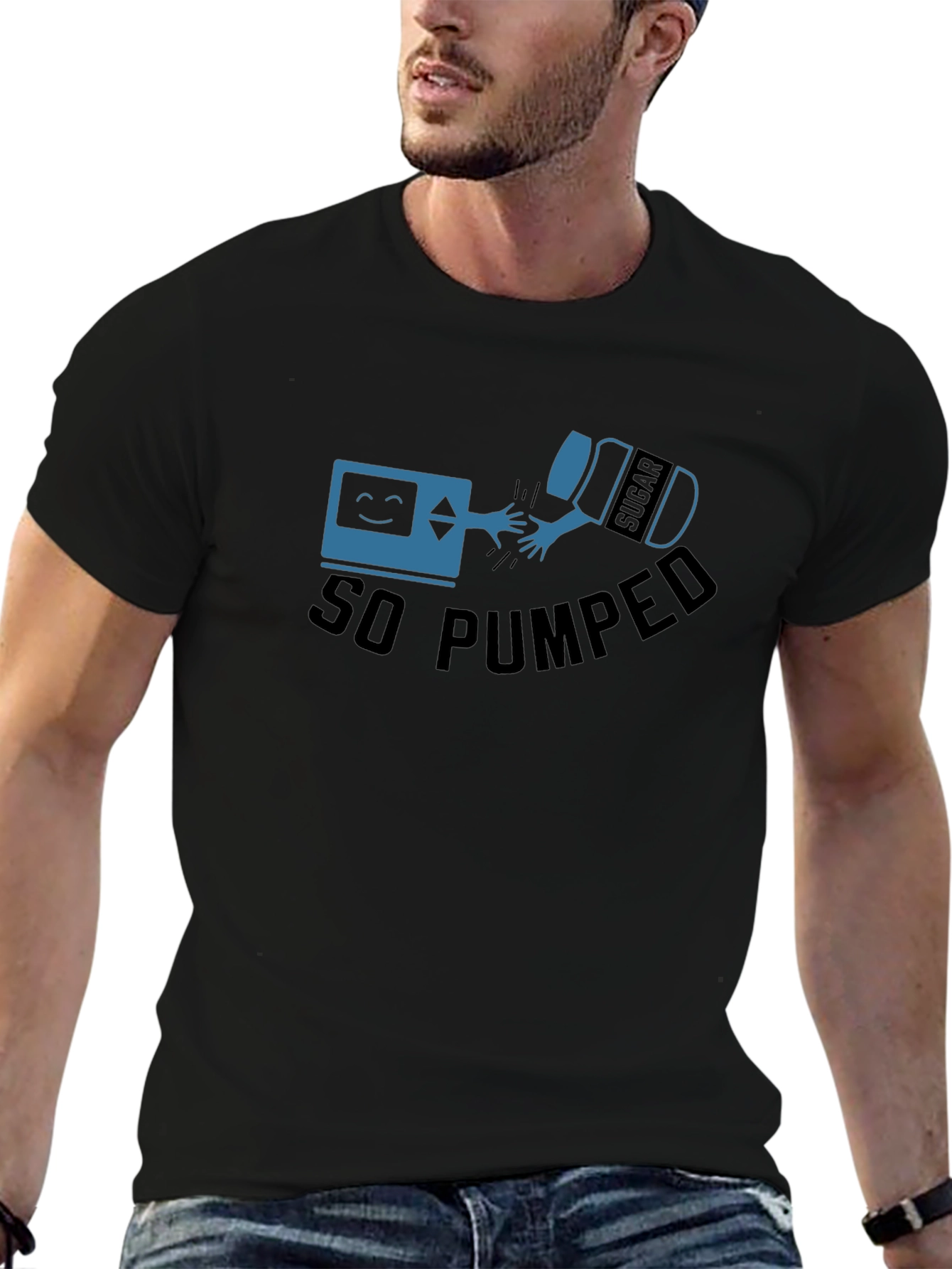 So Pumped Funny Graphic T-Shirt