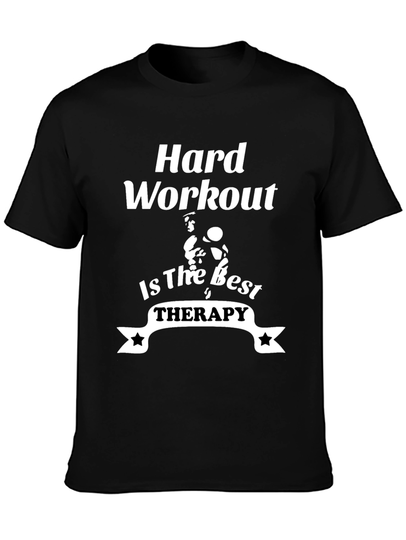 Hard Workout Therapy Graphic Tee