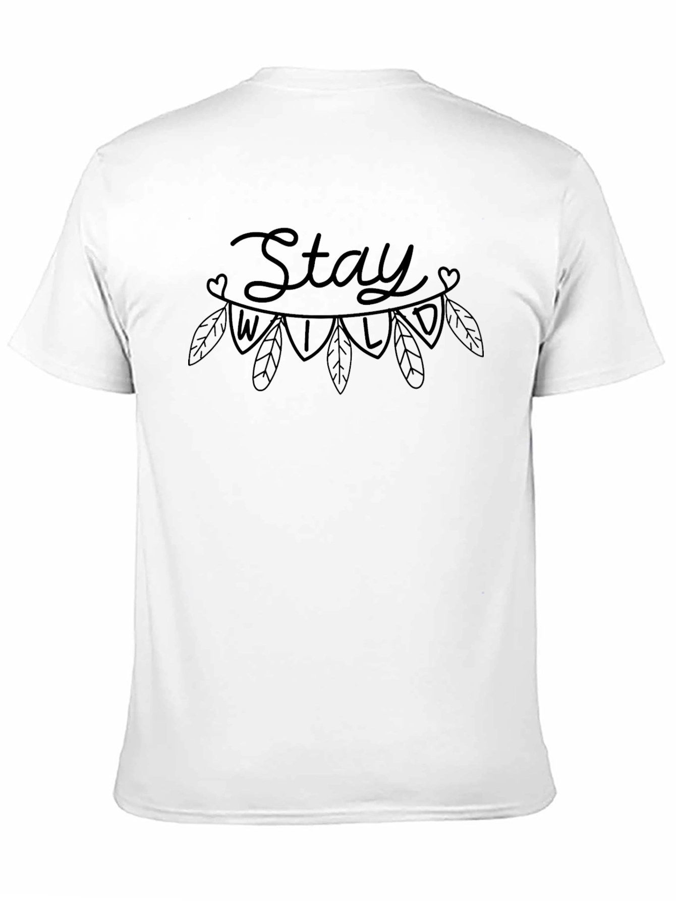 Stay Wild Black T-Shirt