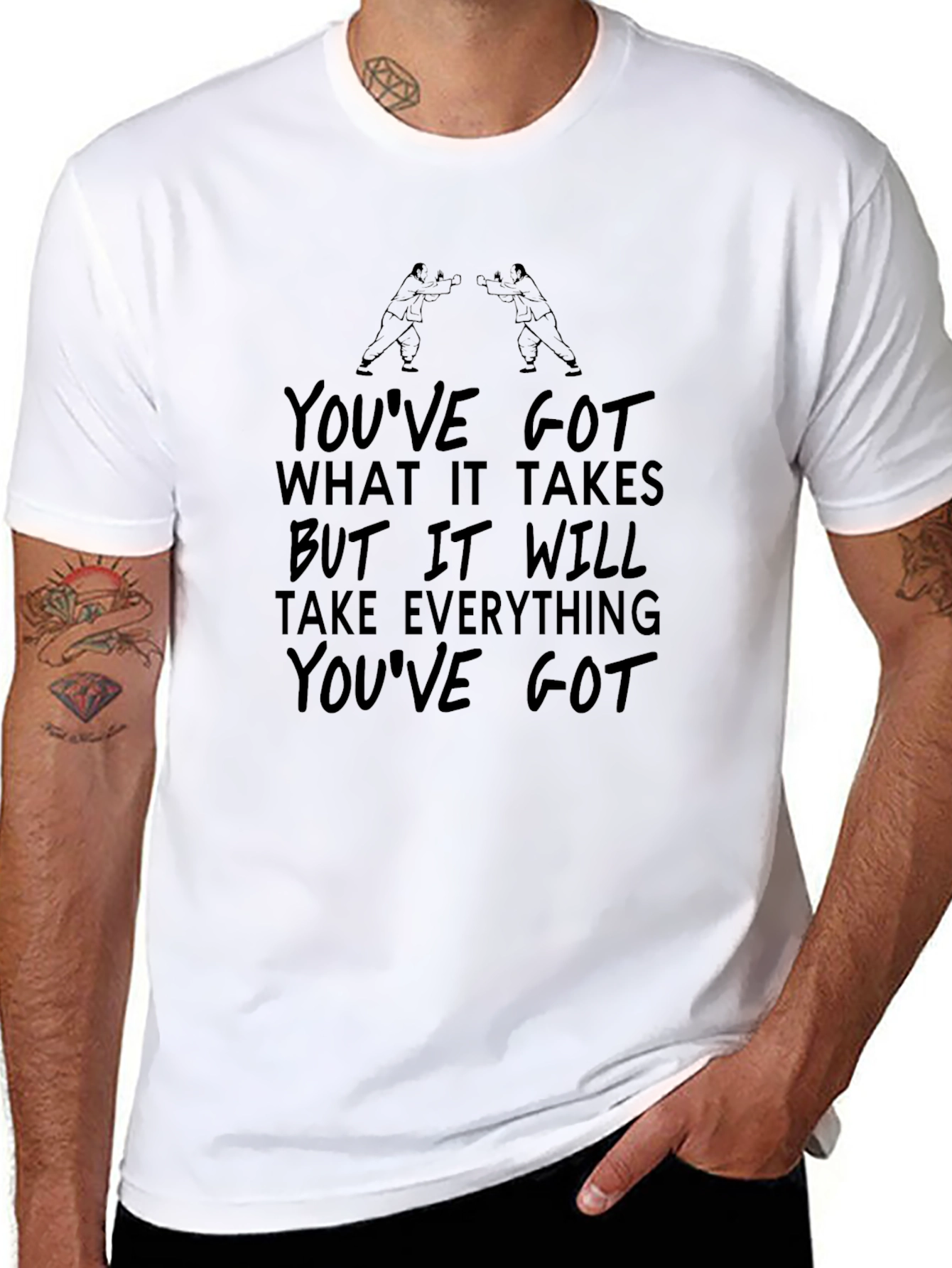 Motivational Black T-Shirt: Youve Got What It Takes