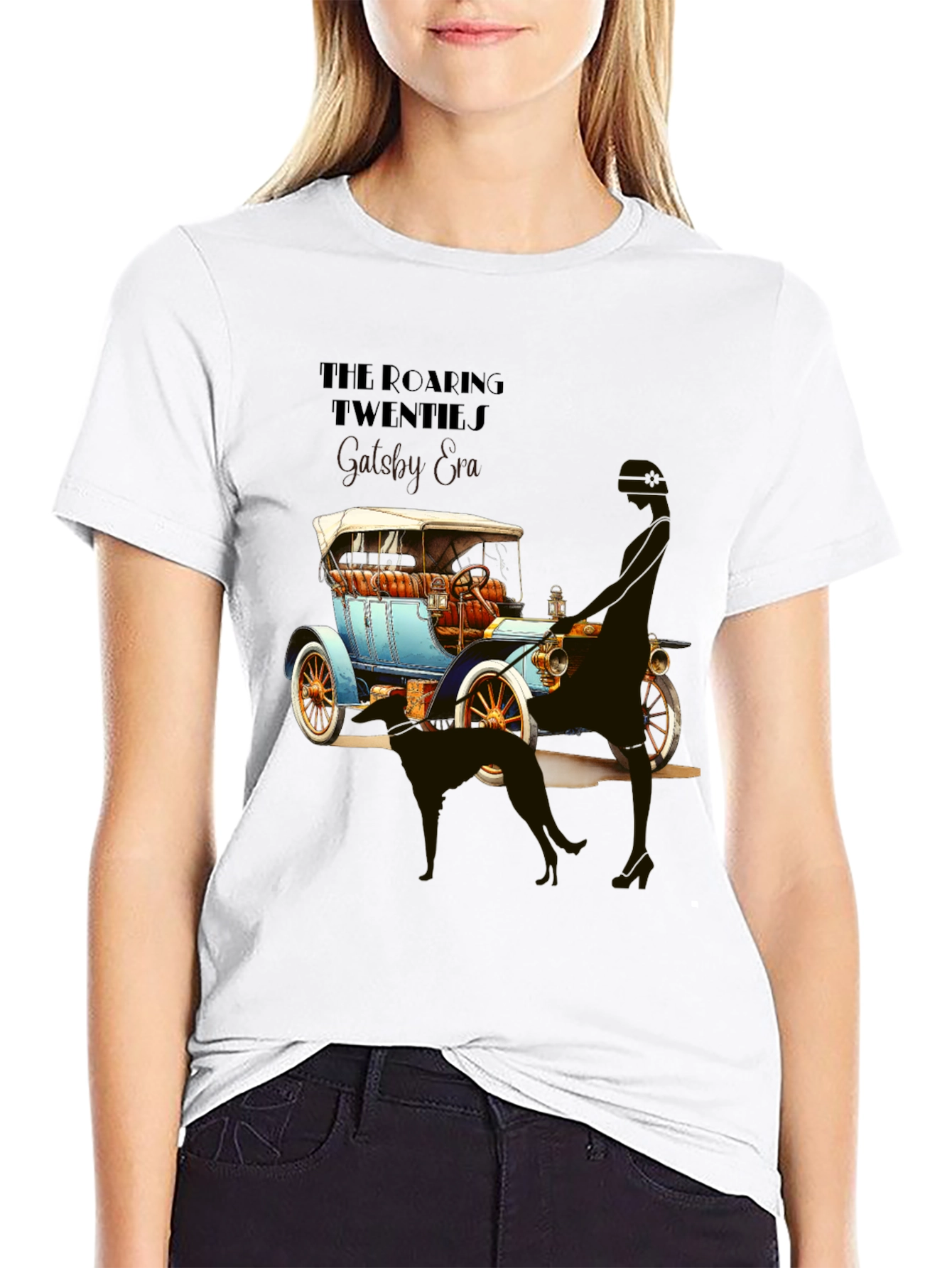 Roaring 20s Car Graphic T-Shirt
