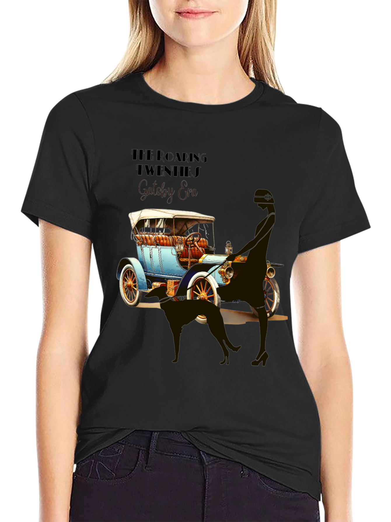 Roaring 20s Car Graphic T-Shirt