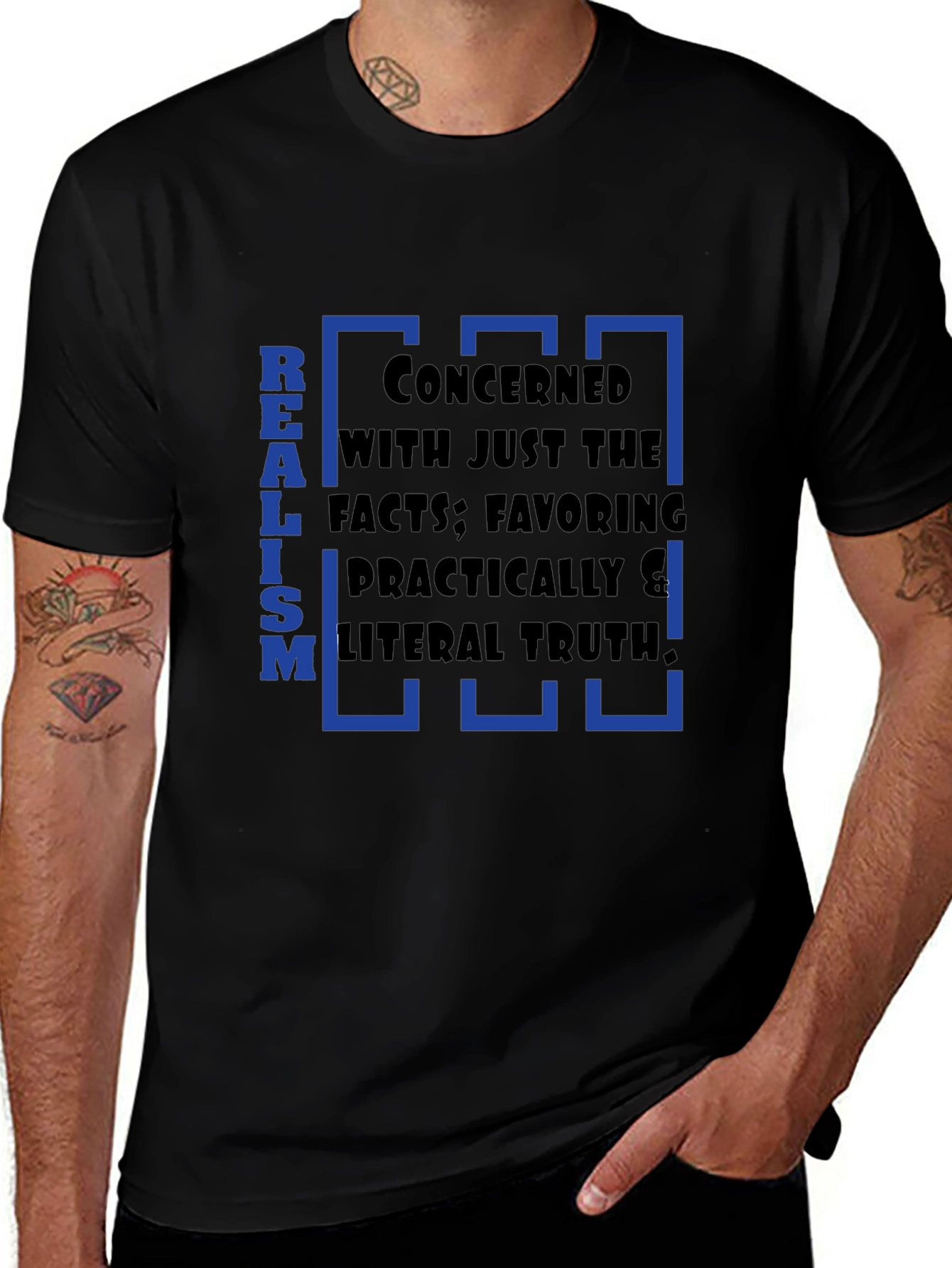 Realism Graphic T-Shirt - Concerned with Facts