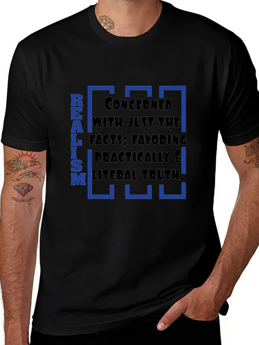 Realism Graphic T-Shirt - Concerned with Facts