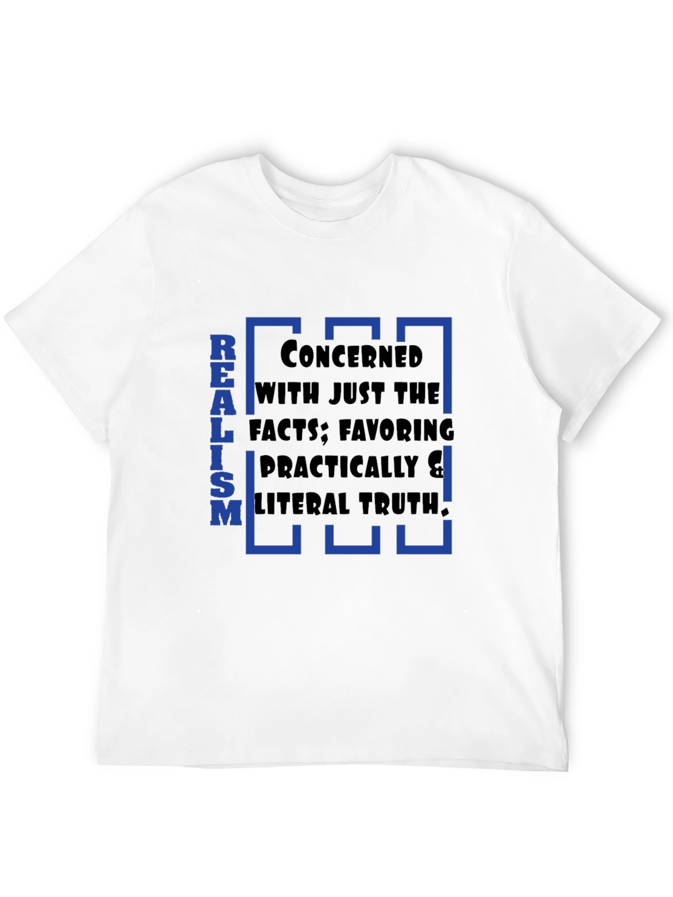 Realism Graphic T-Shirt - Concerned with Facts