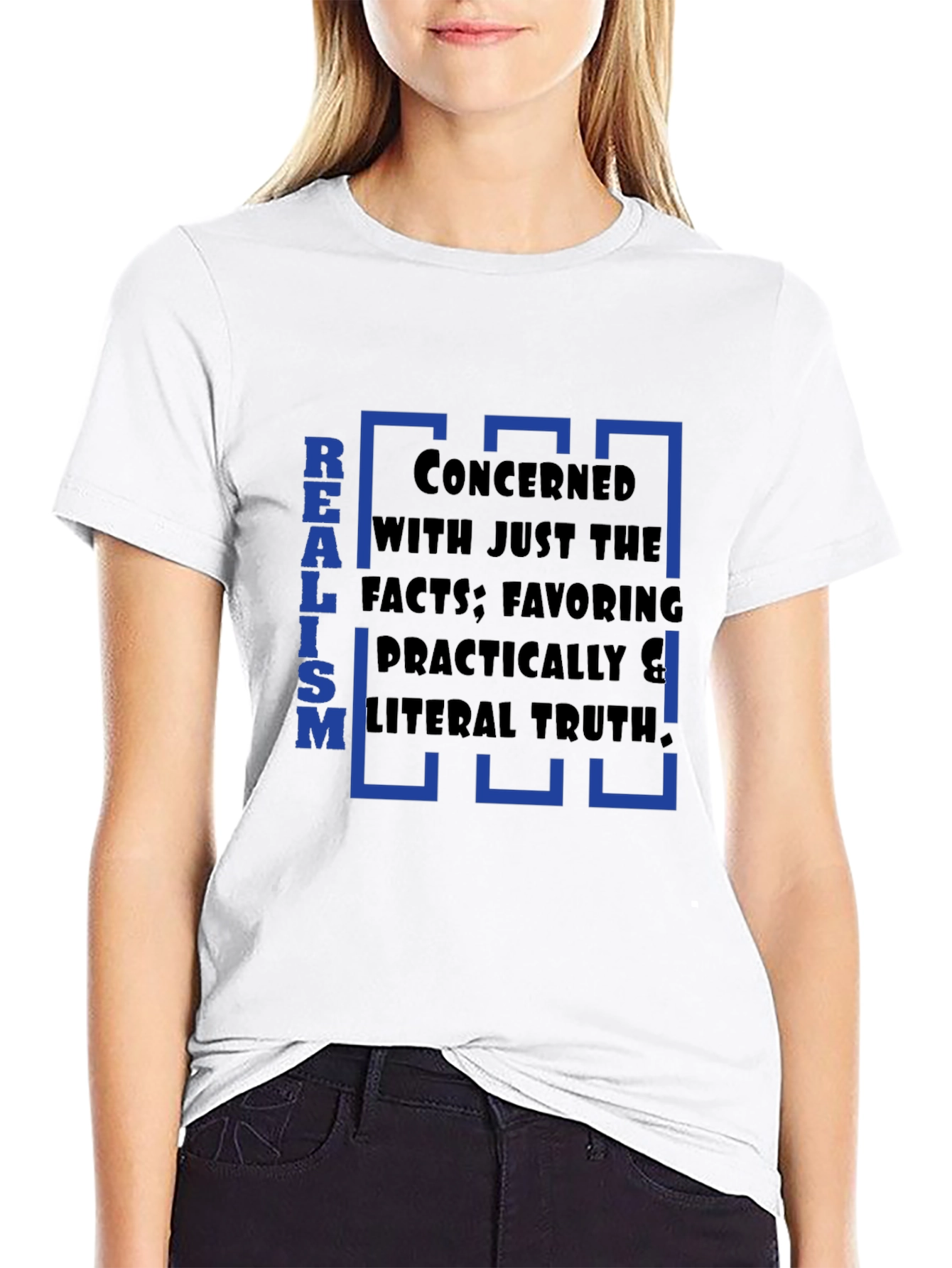 Realism Graphic T-Shirt - Concerned with Facts