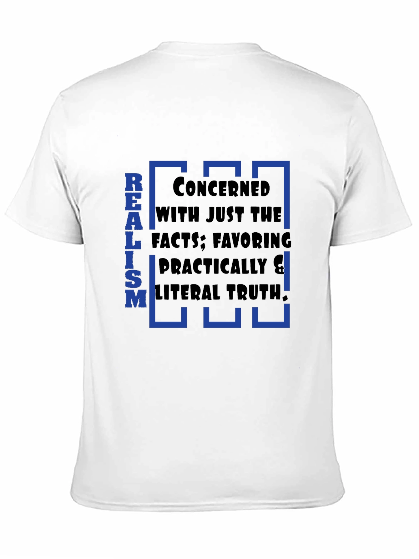 Realism Graphic T-Shirt - Concerned with Facts