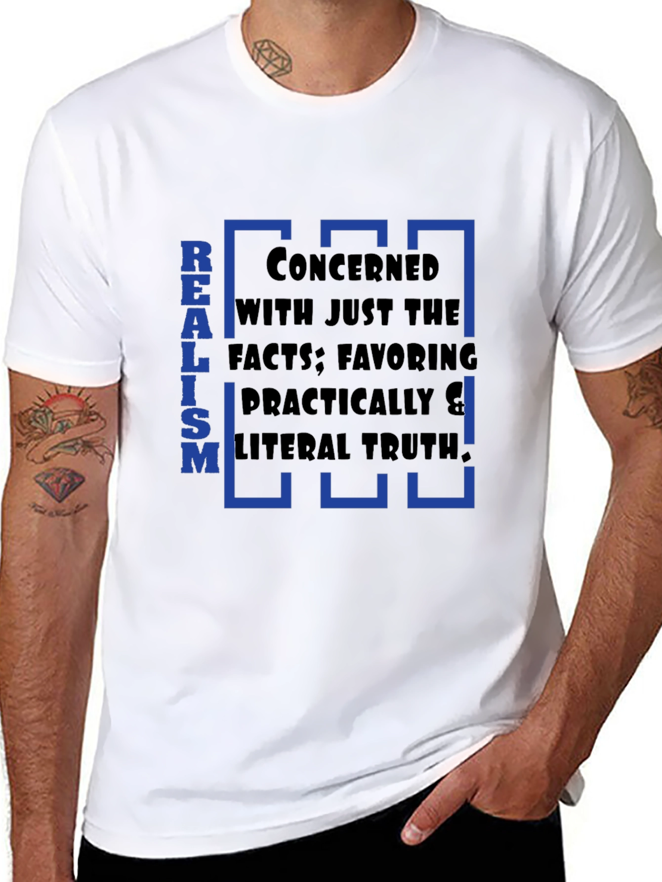 Realism Graphic T-Shirt - Concerned with Facts