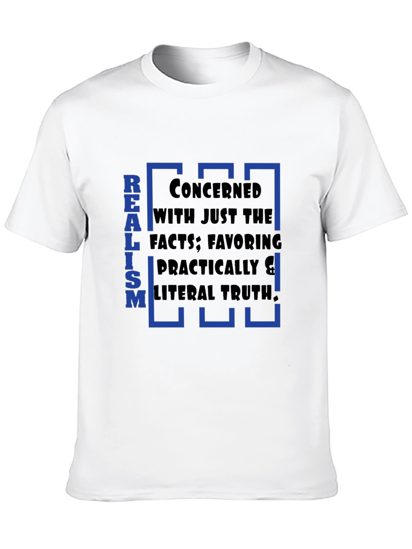 Realism Graphic T-Shirt - Concerned with Facts