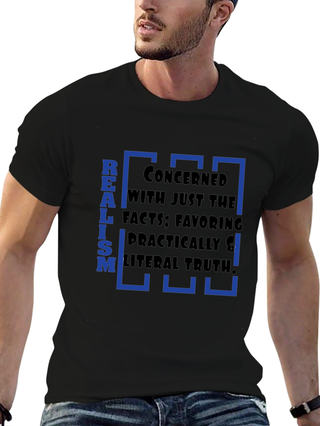 Realism Graphic T-Shirt - Concerned with Facts