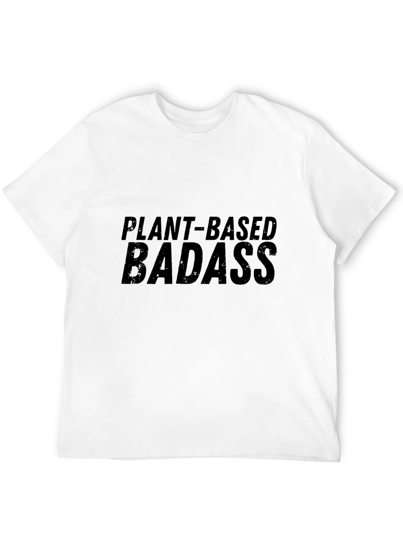 Plant-Based Badass Black T-Shirt - Bold Vegan Statement