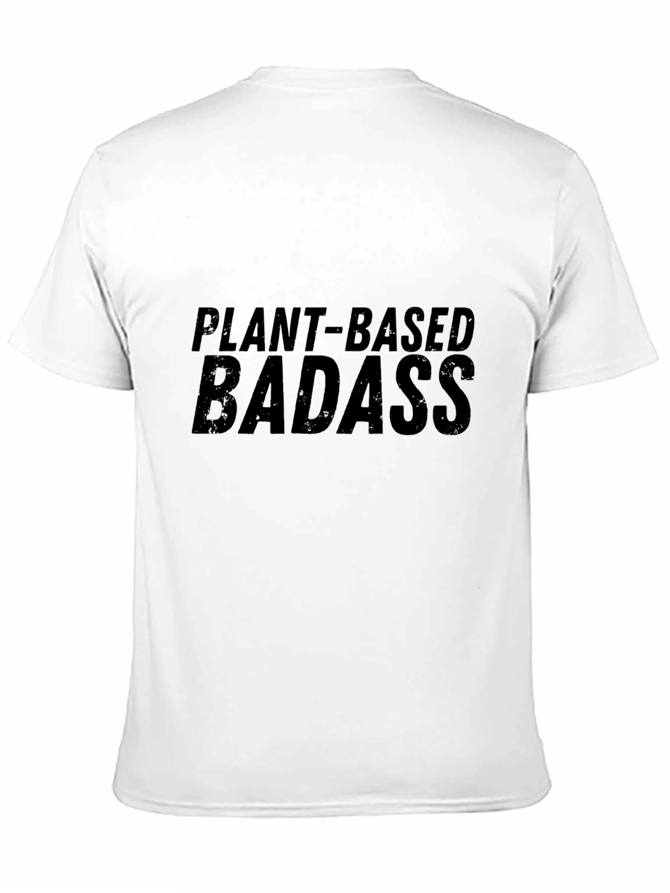 Plant-Based Badass Black T-Shirt - Bold Vegan Statement