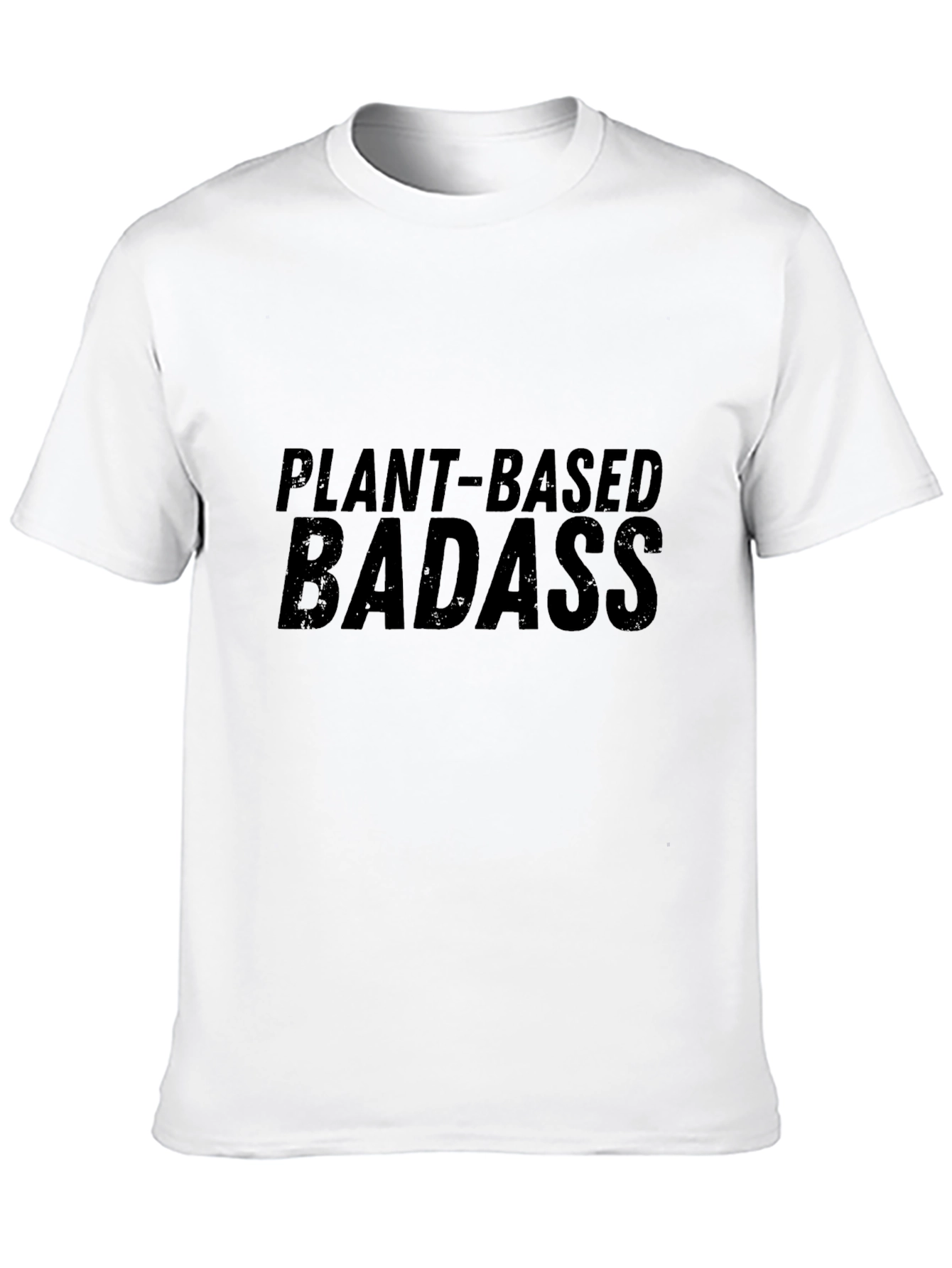 Plant-Based Badass Black T-Shirt - Bold Vegan Statement
