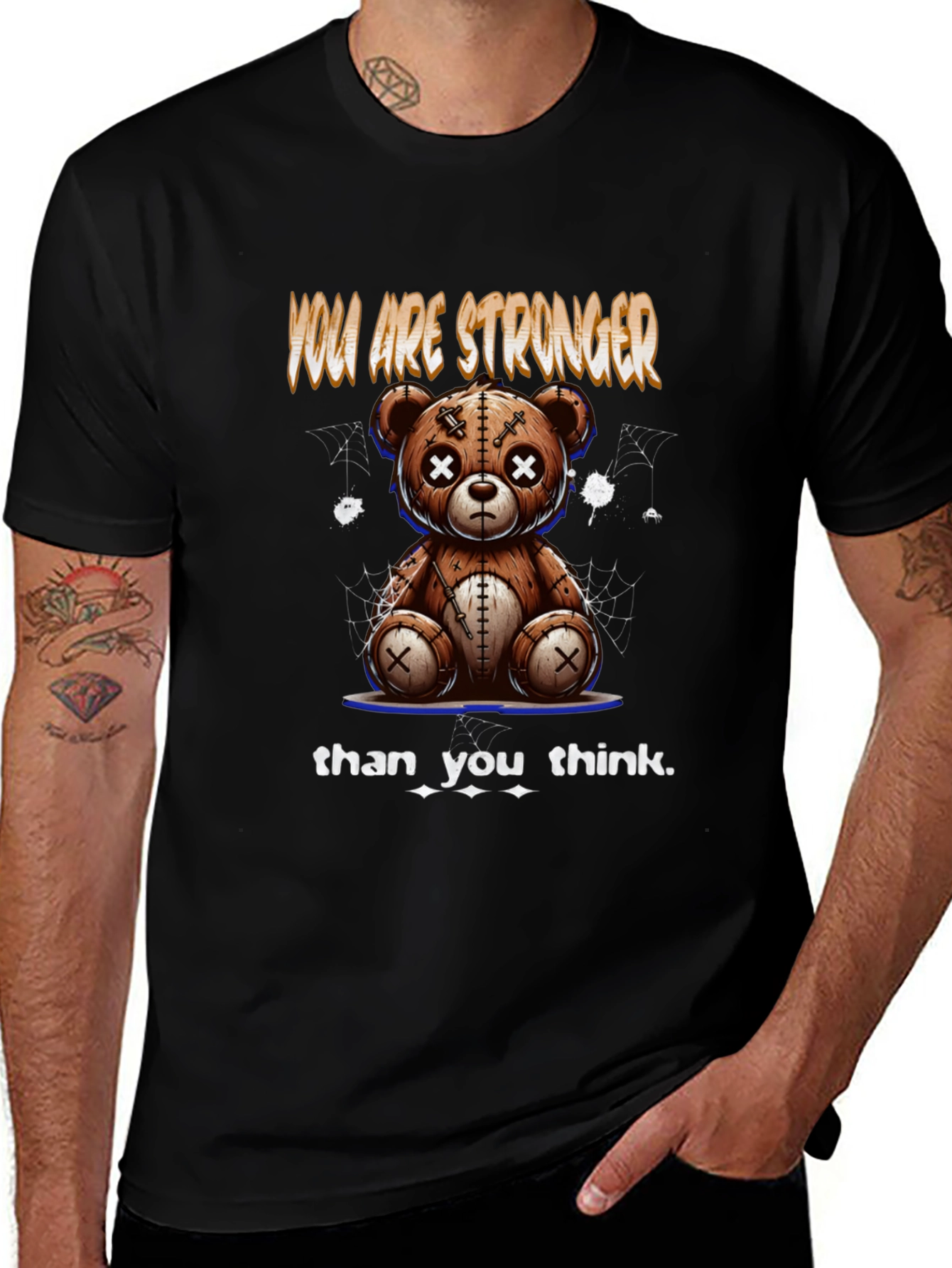 Motivational Teddy Bear Graphic Tee