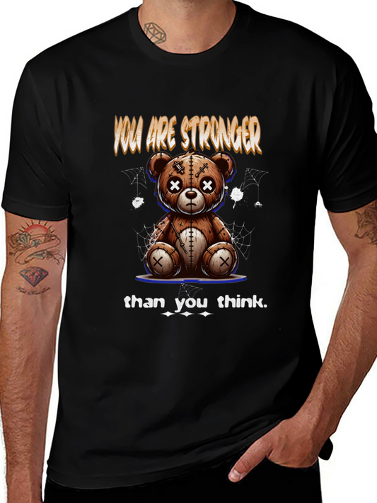 Motivational Teddy Bear Graphic Tee
