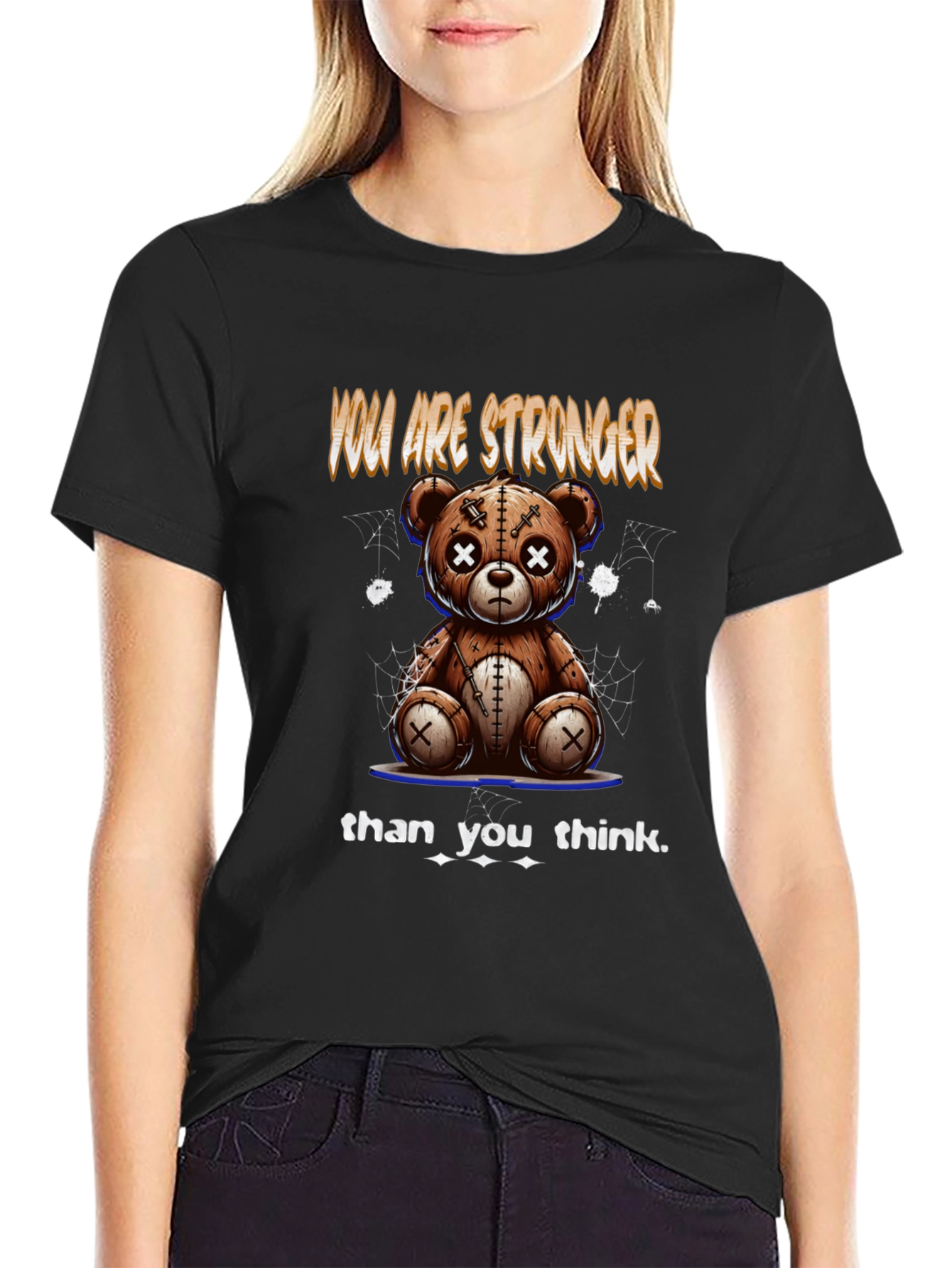 Motivational Teddy Bear Graphic Tee
