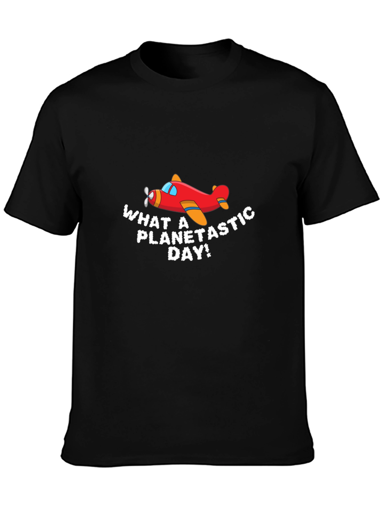 Planetastic Day Airplane T-Shirt