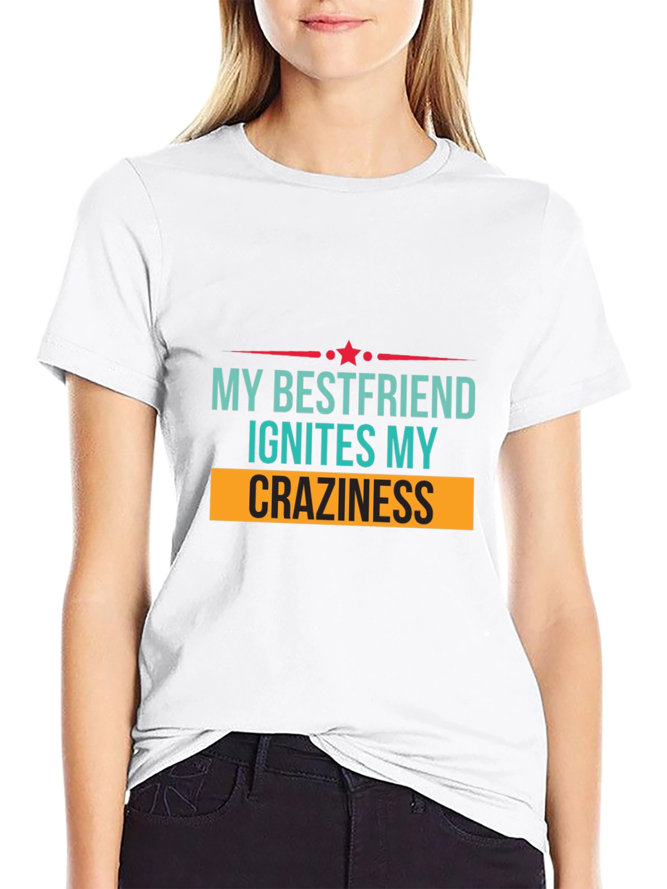My Bestfriend Ignites My Craziness Graphic Tee