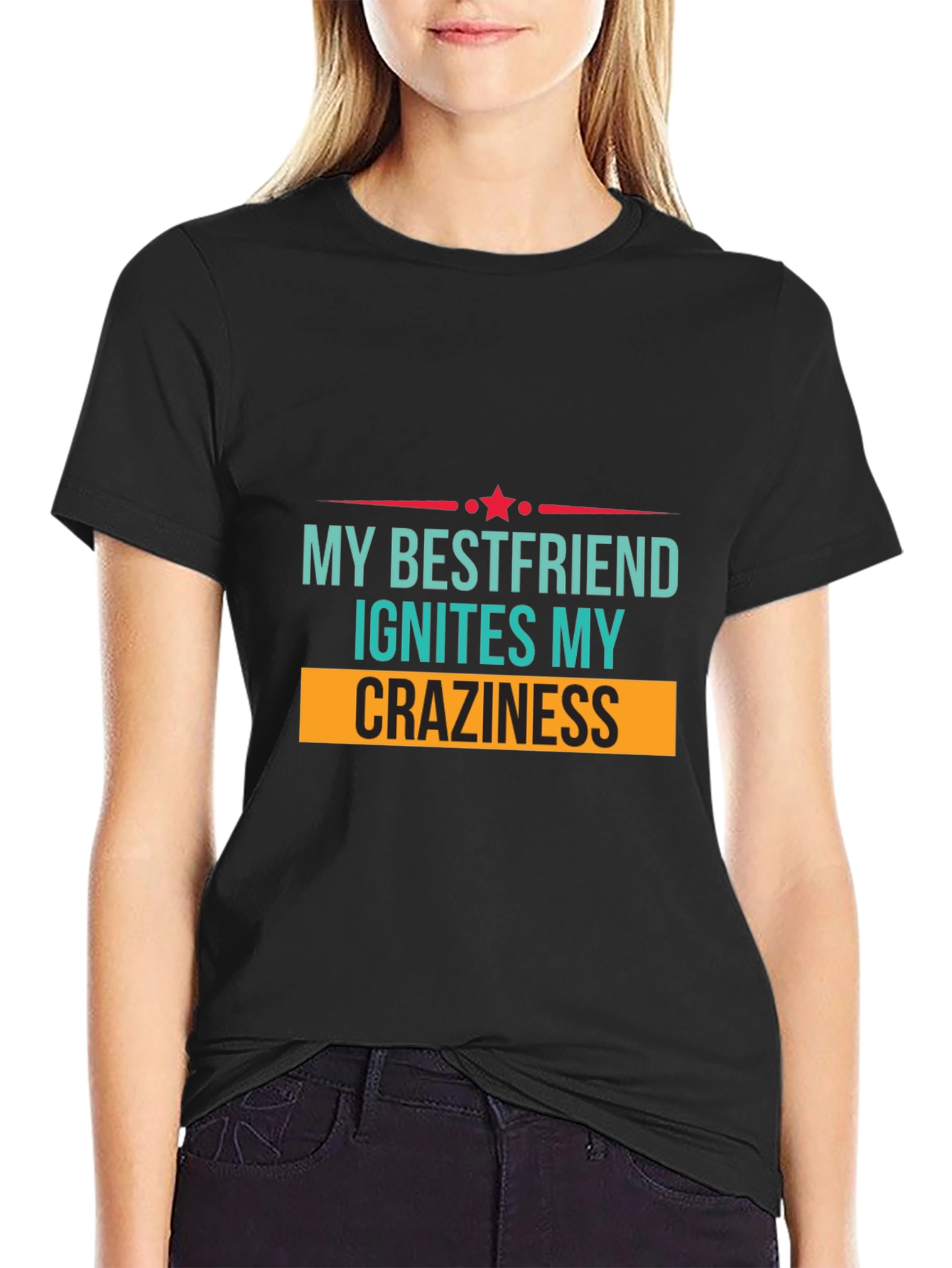 My Bestfriend Ignites My Craziness Graphic Tee