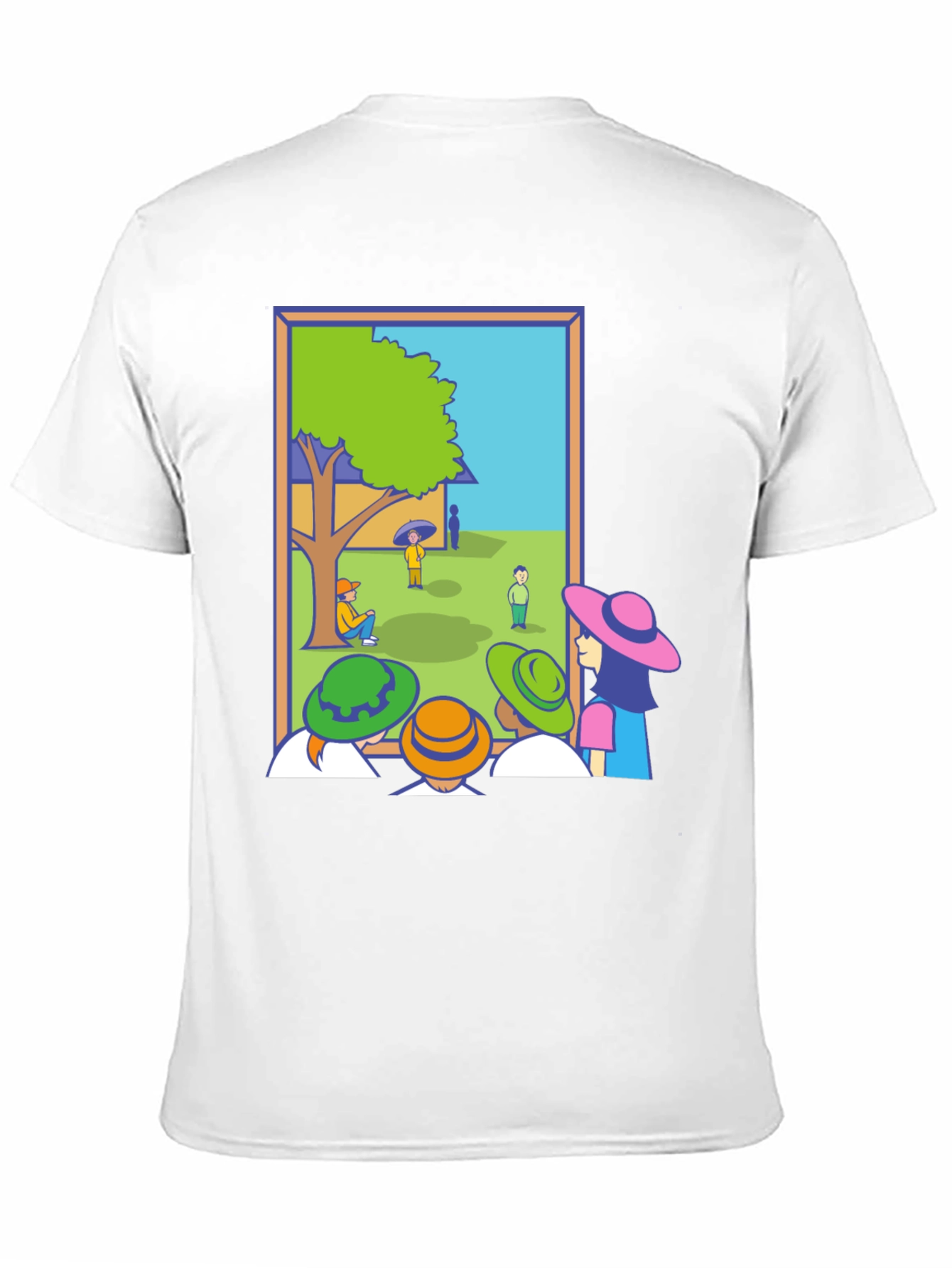 Cartoon Illustration Graphic Tee