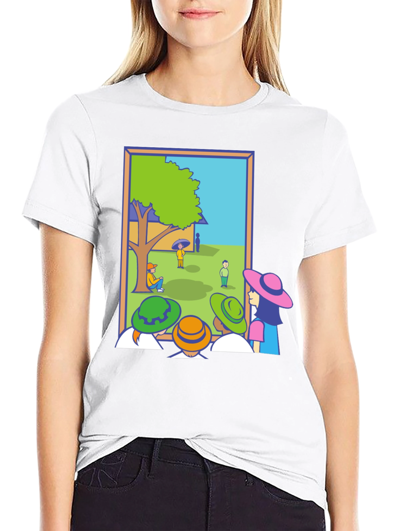 Cartoon Illustration Graphic Tee