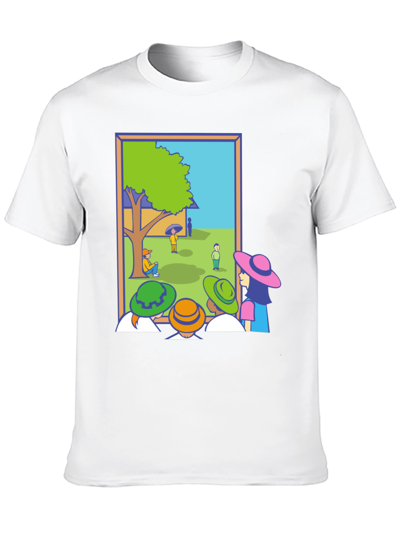 Cartoon Illustration Graphic Tee