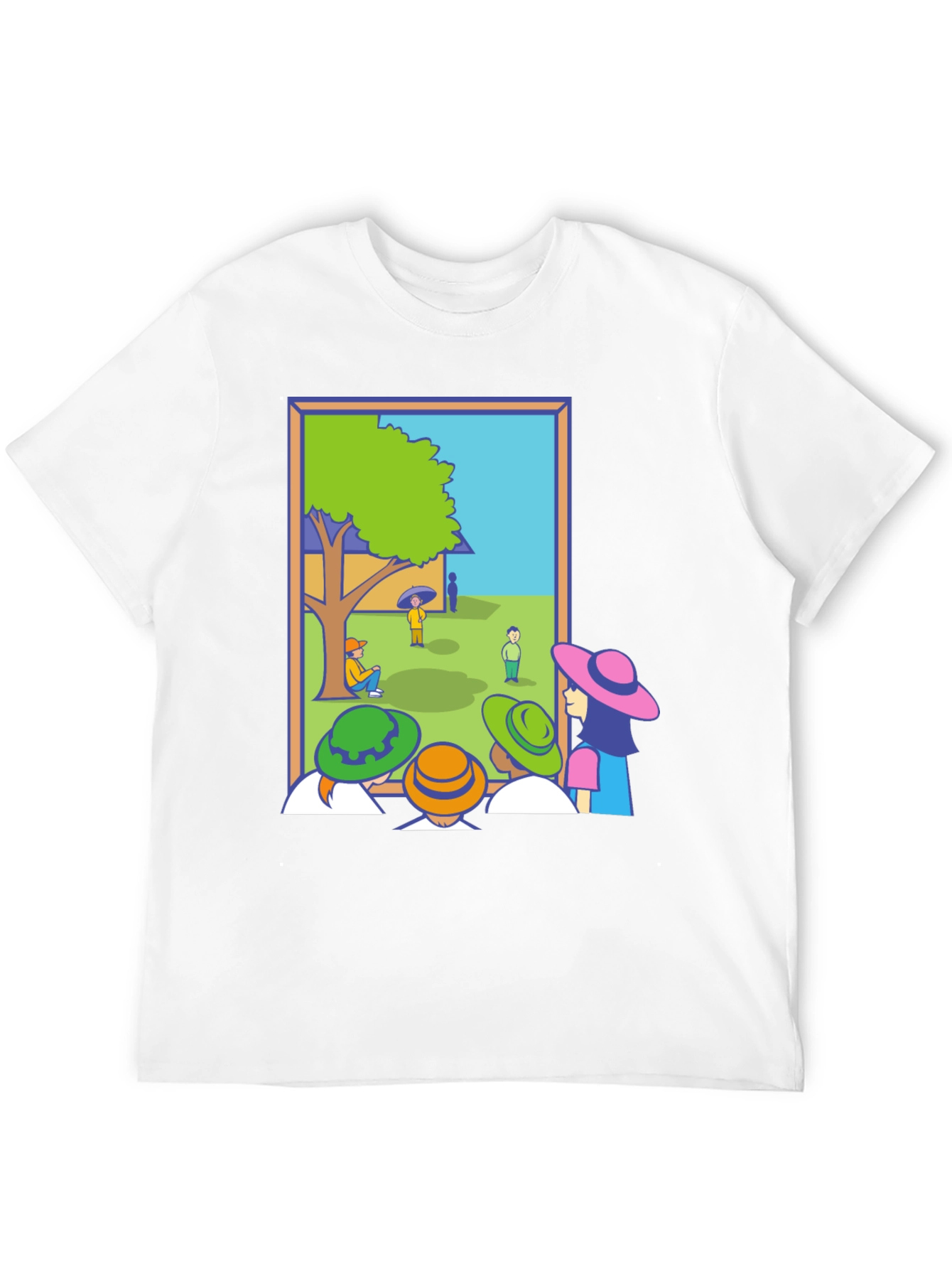 Cartoon Illustration Graphic Tee
