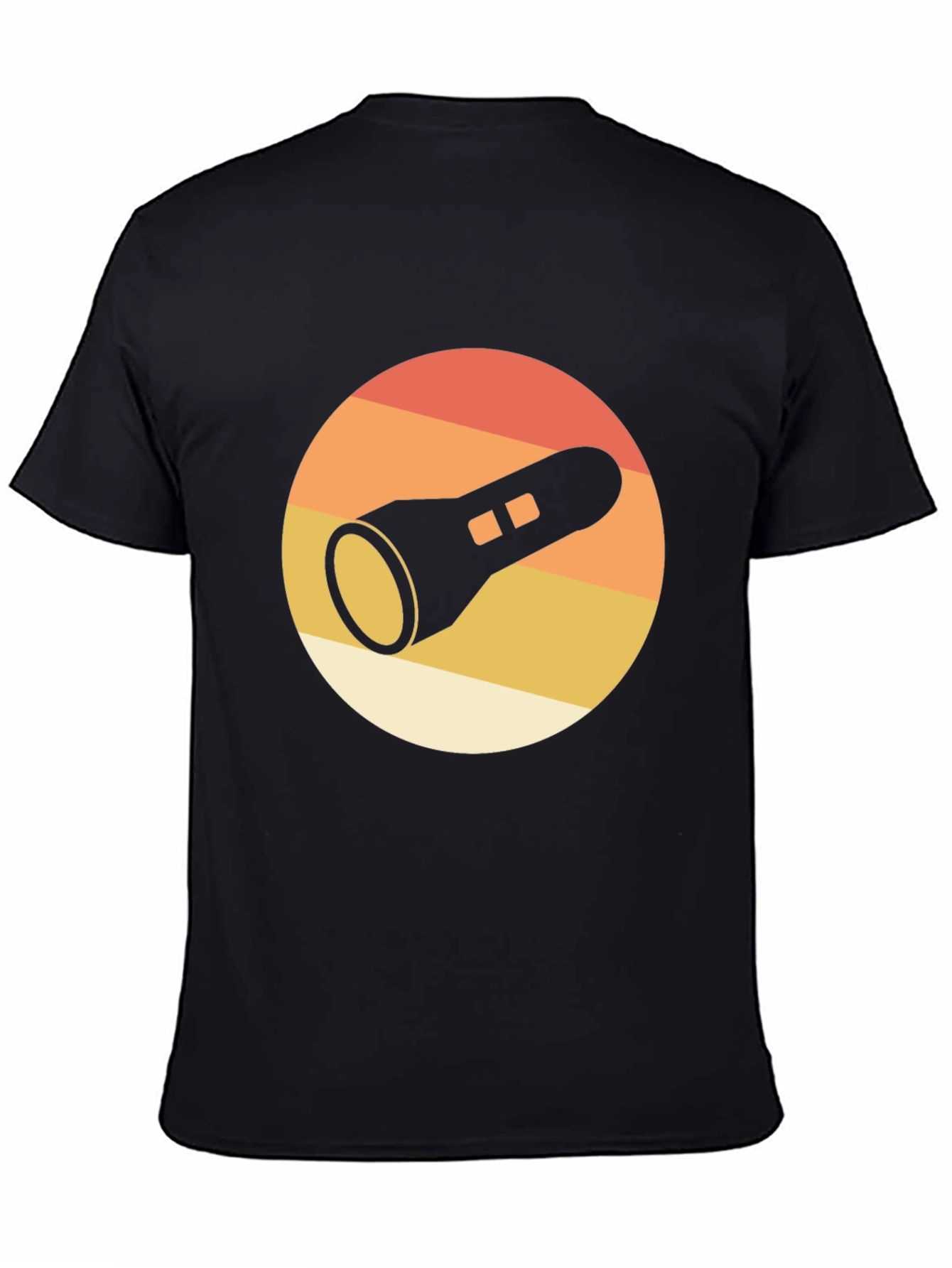 Retro Flashlight Graphic T-Shirt