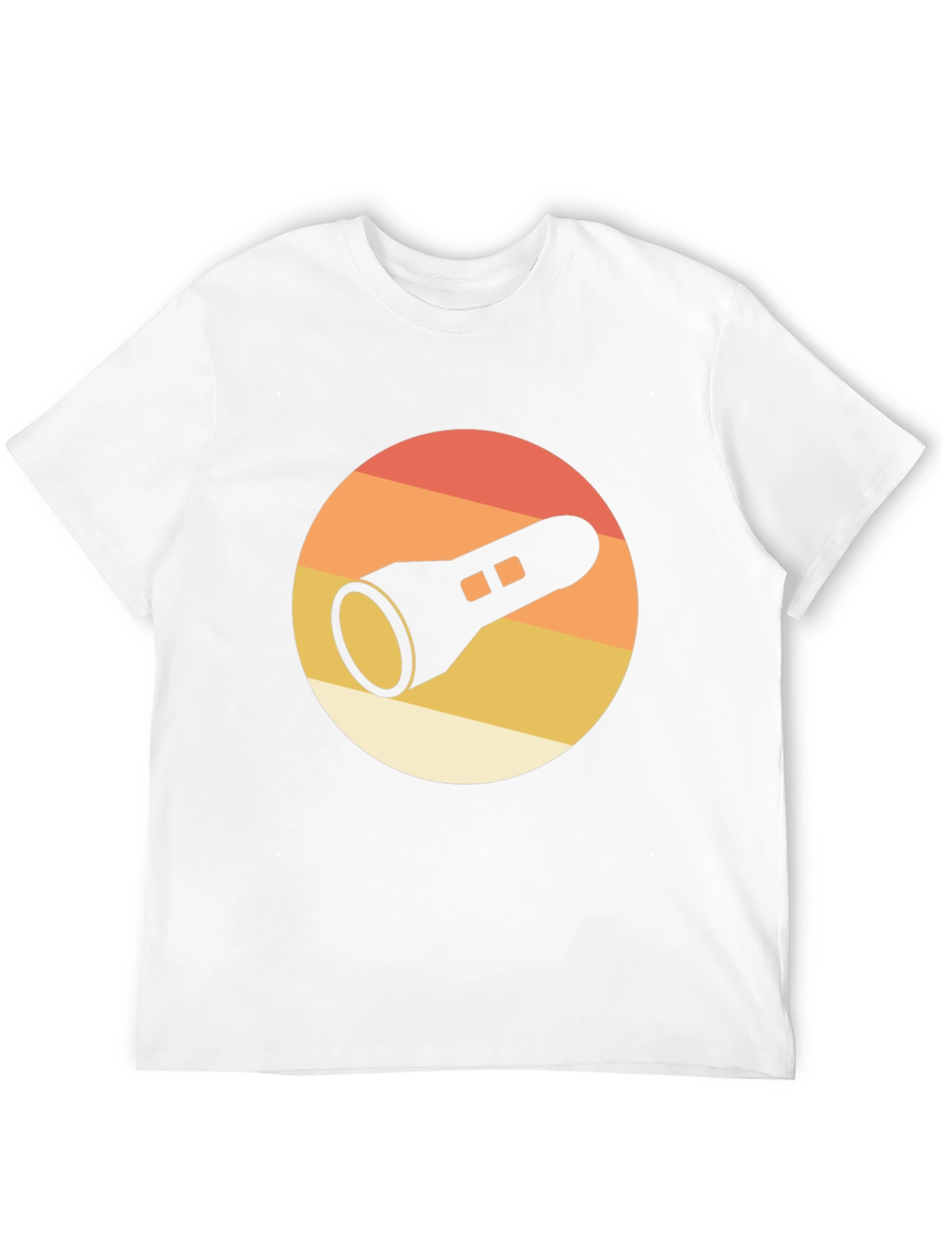 Retro Flashlight Graphic T-Shirt