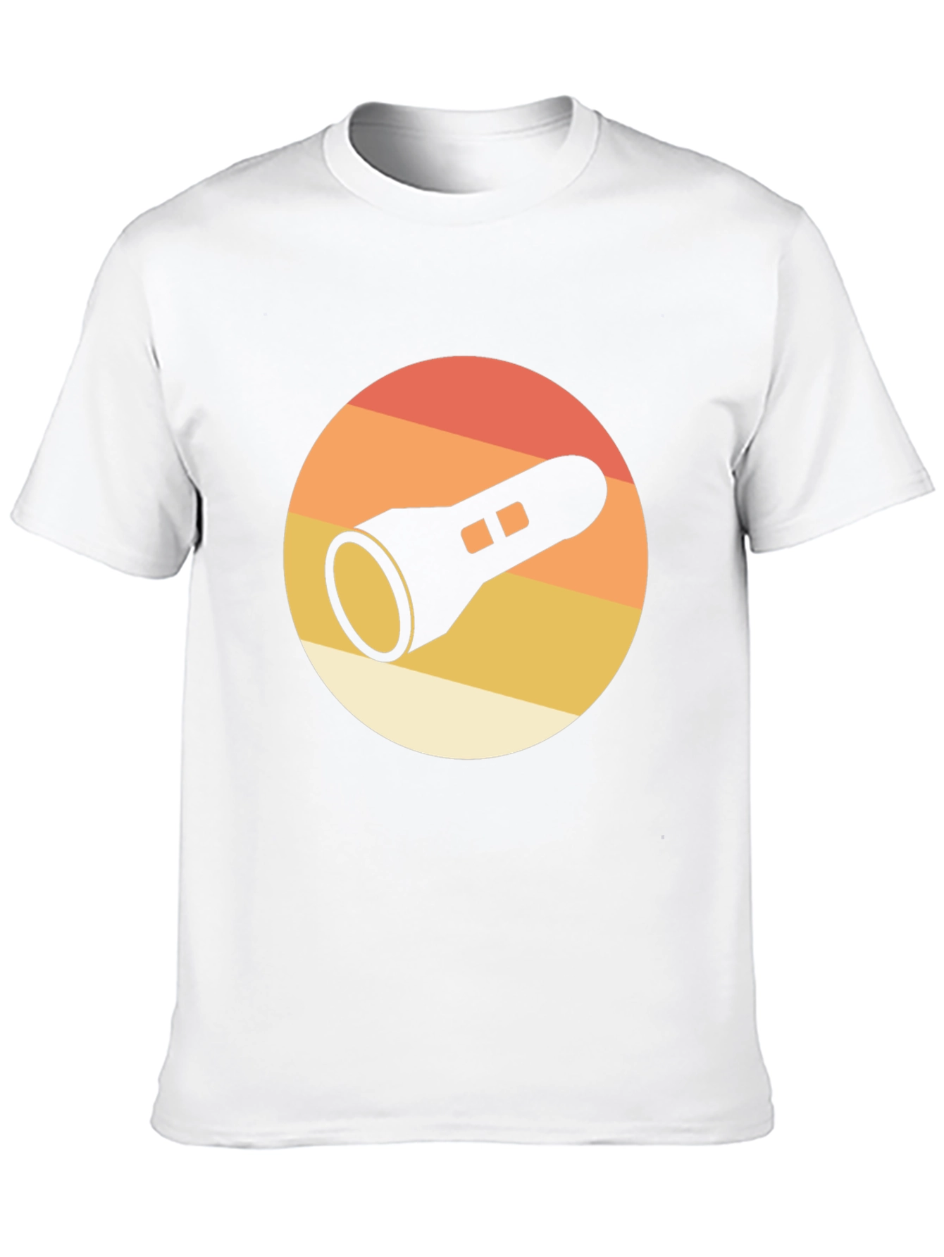 Retro Flashlight Graphic T-Shirt