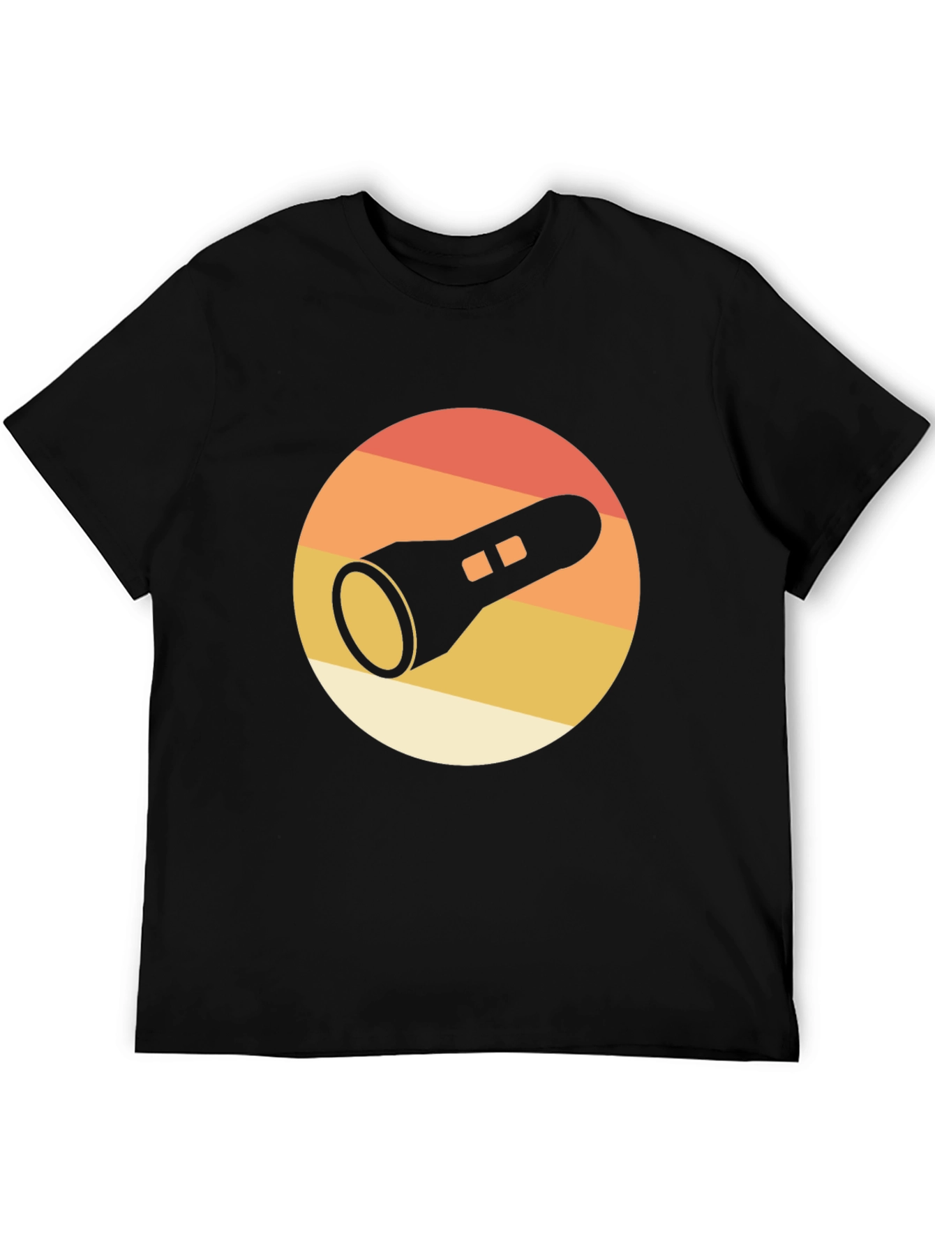 Retro Flashlight Graphic T-Shirt