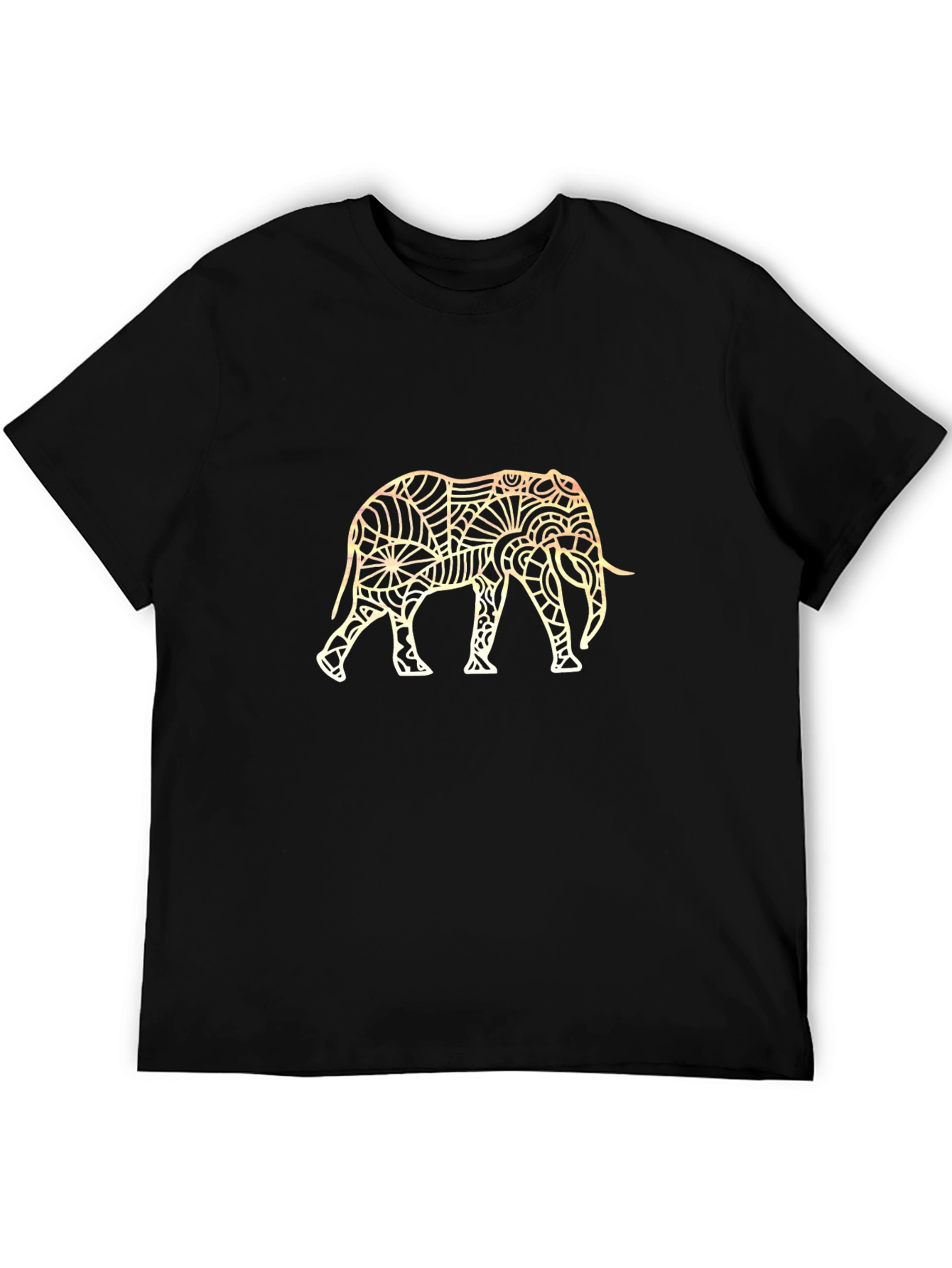 Elephant Graphic Black T-Shirt