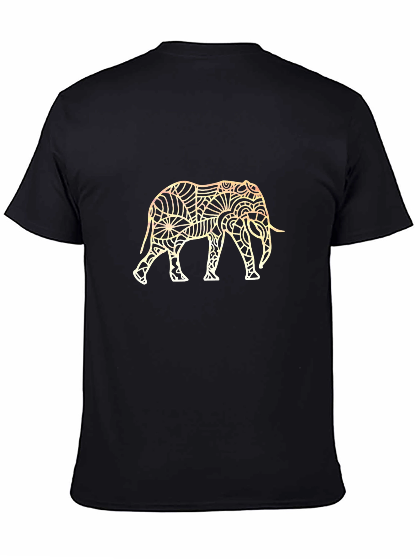 Elephant Graphic Black T-Shirt