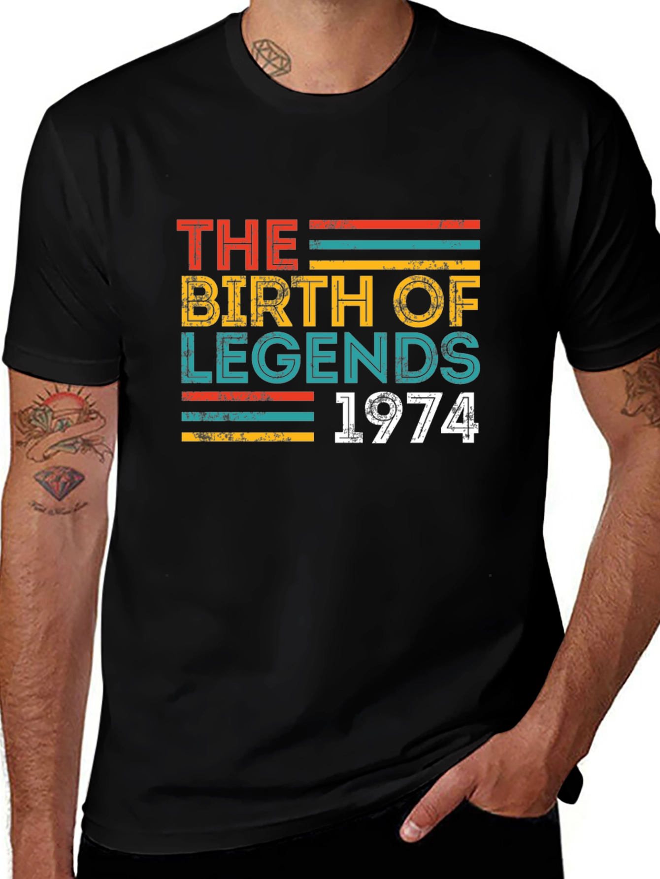 Birth of Legends 1974 Graphic T-Shirt