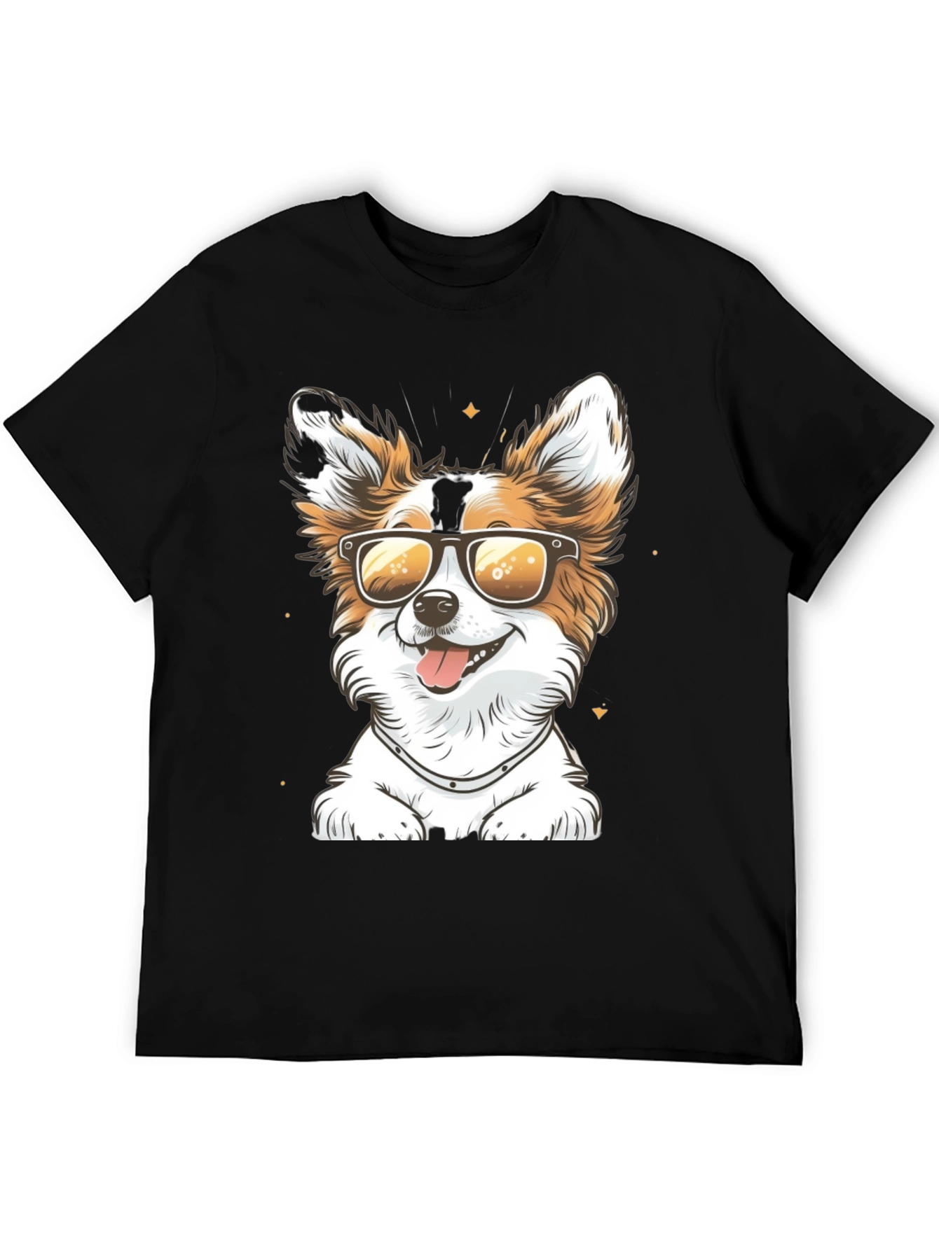 Cool Dog Graphic Tee - Sunglasses Pup Shirt