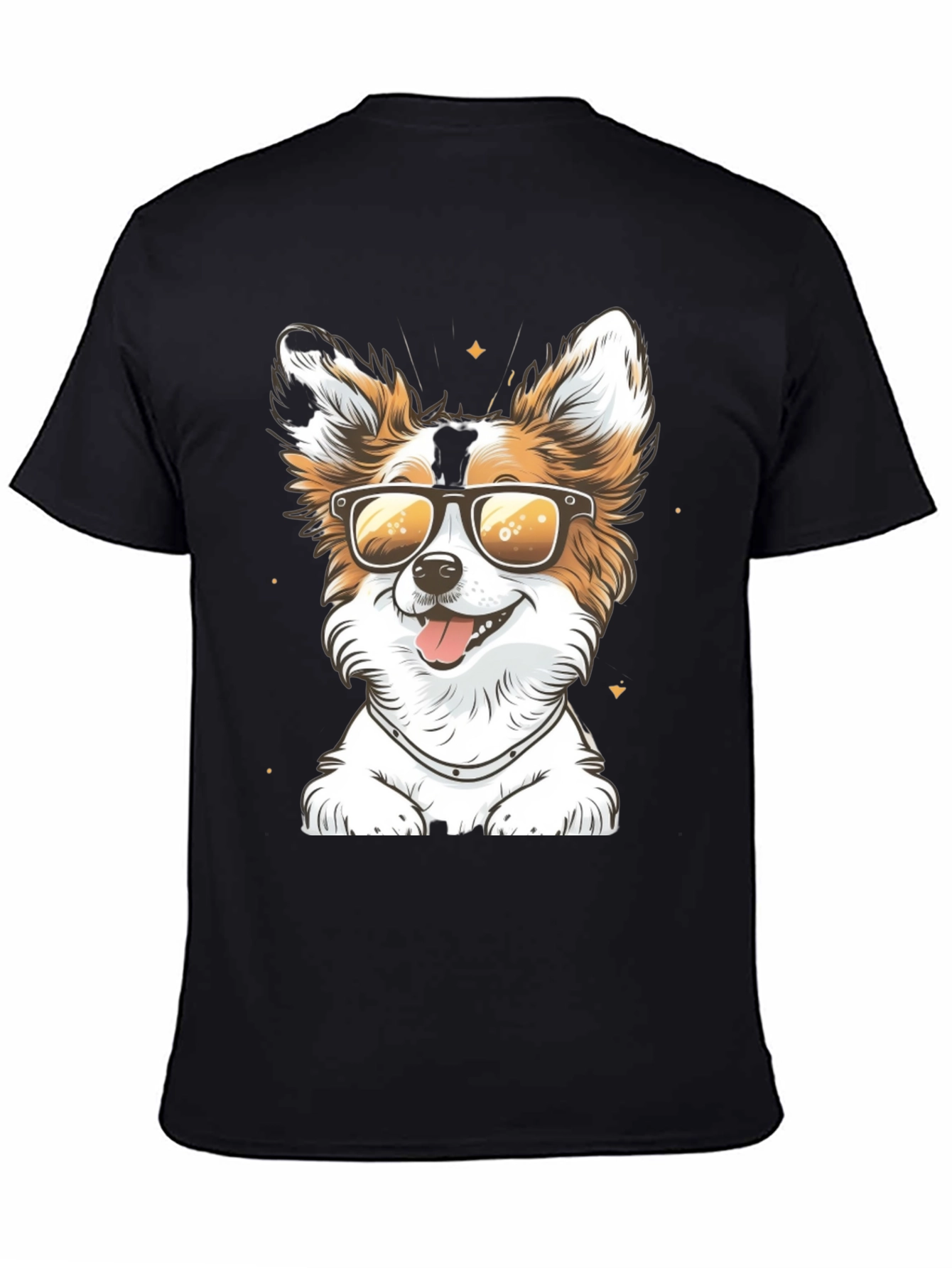 Cool Dog Graphic Tee - Sunglasses Pup Shirt