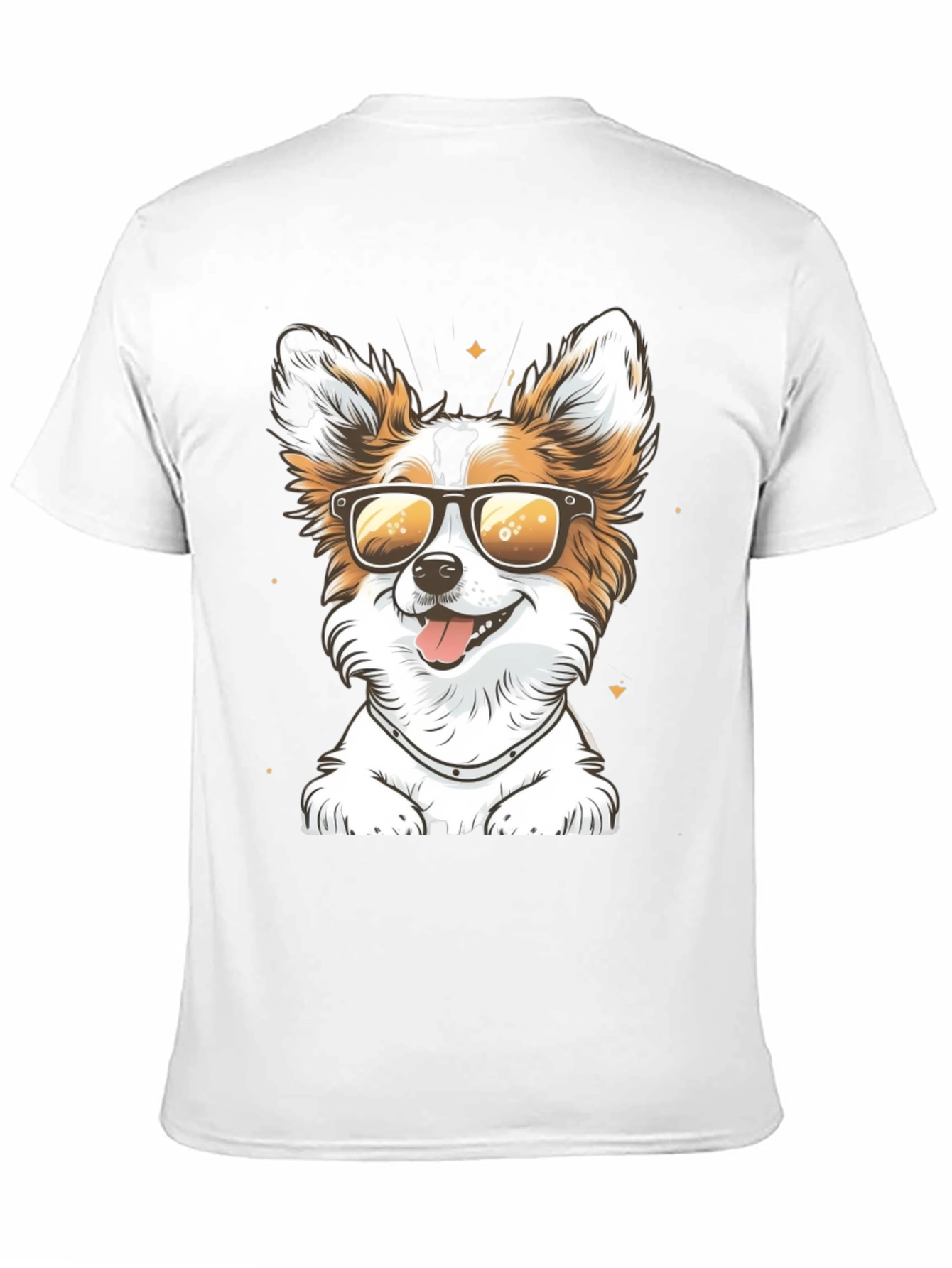 Cool Dog Graphic Tee - Sunglasses Pup Shirt