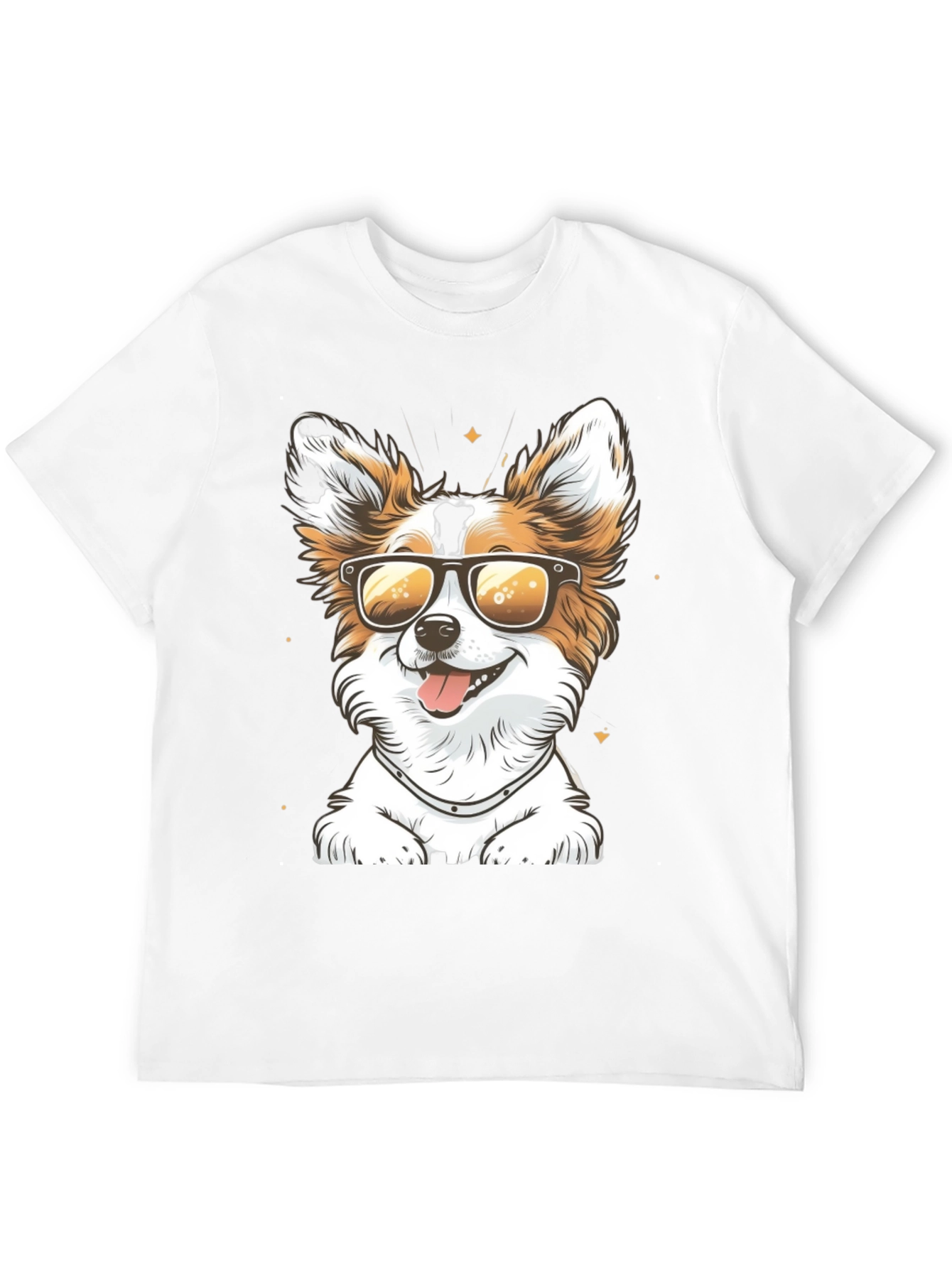 Cool Dog Graphic Tee - Sunglasses Pup Shirt