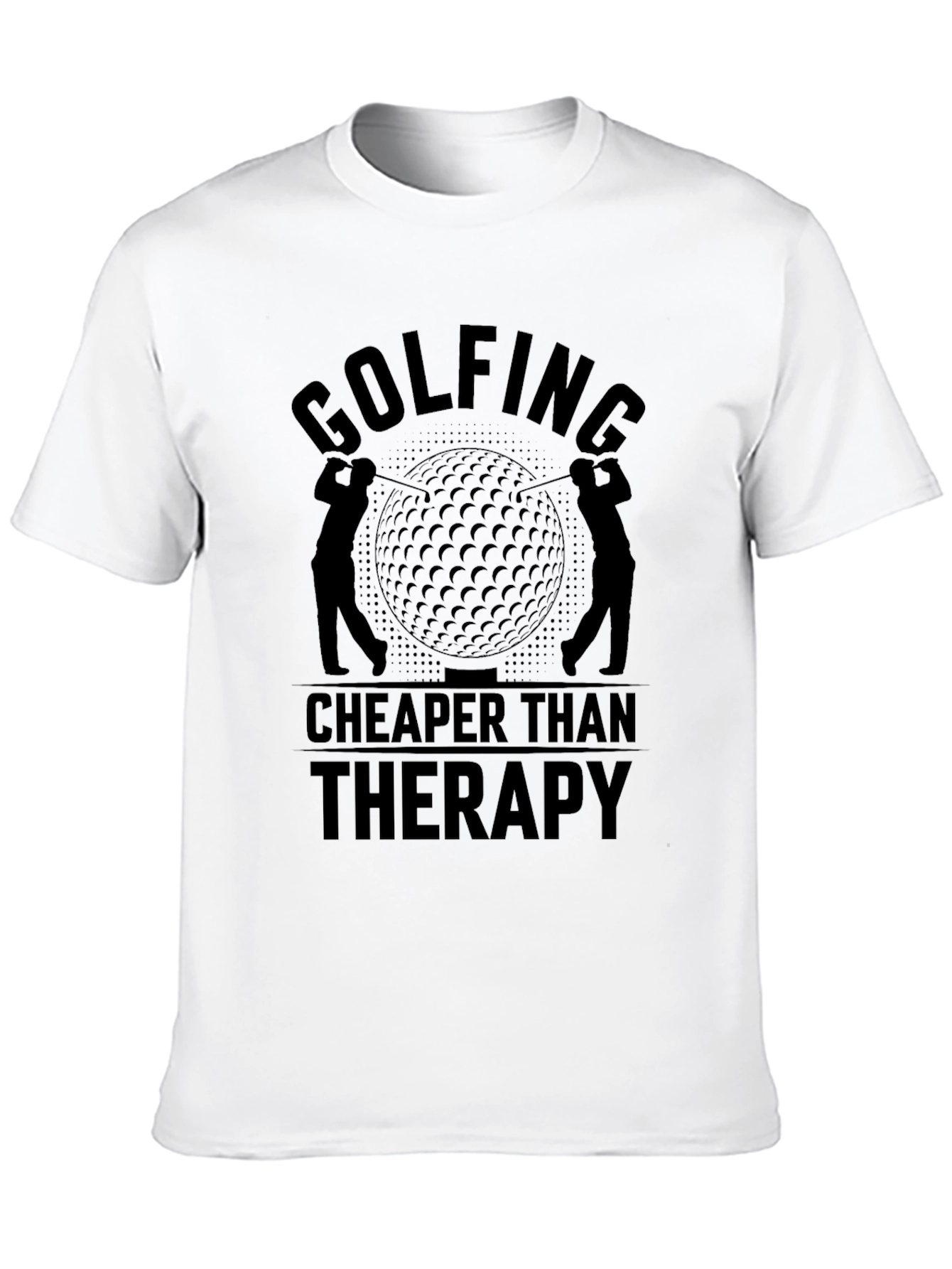 Golfing Cheaper Than Therapy Graphic Tee