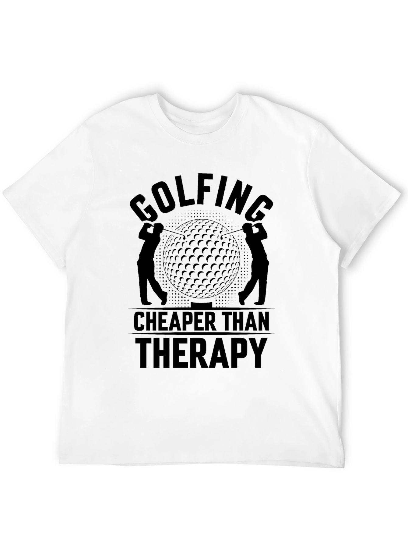 Golfing Cheaper Than Therapy Graphic Tee