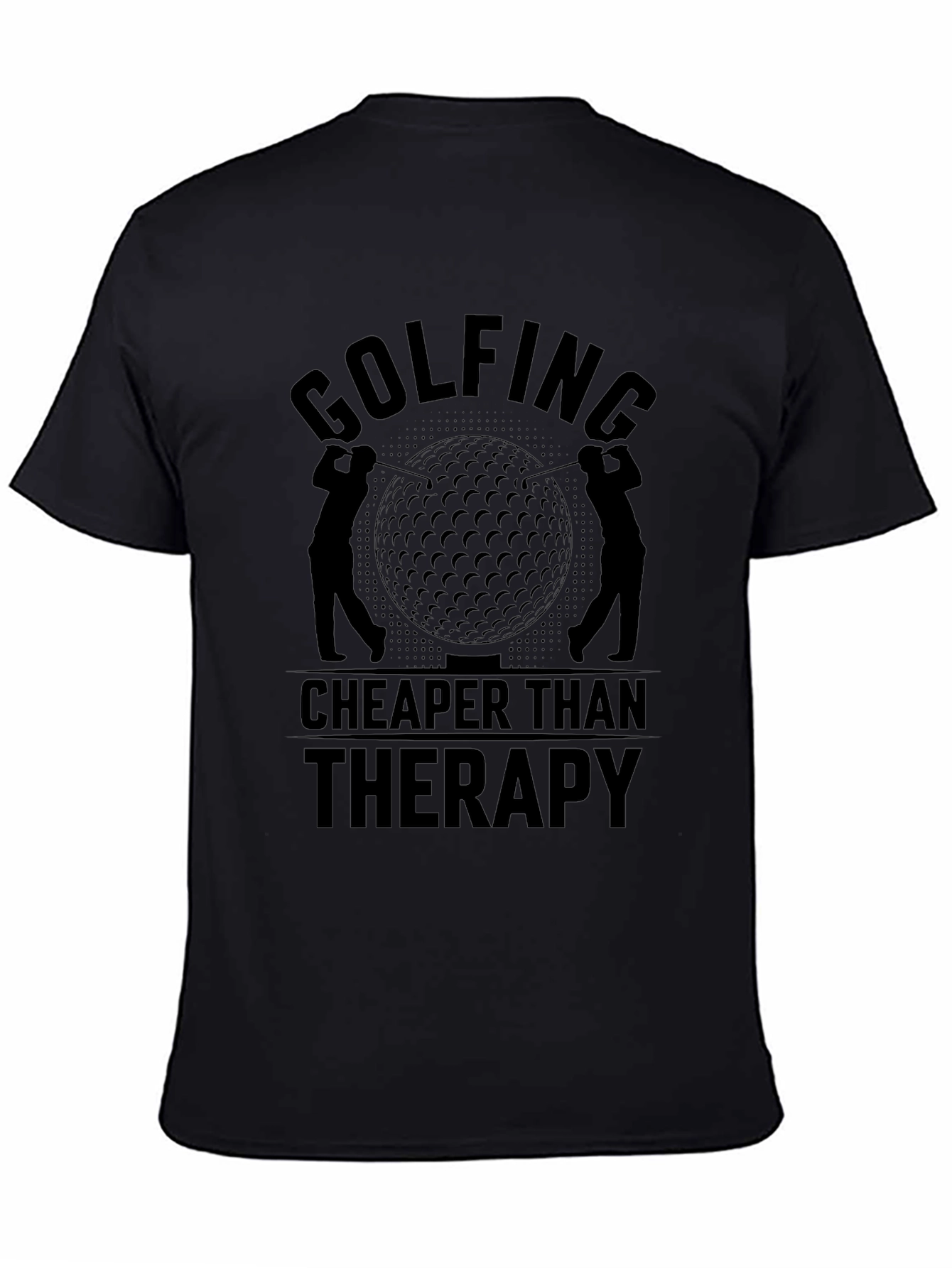 Golfing Cheaper Than Therapy Graphic Tee