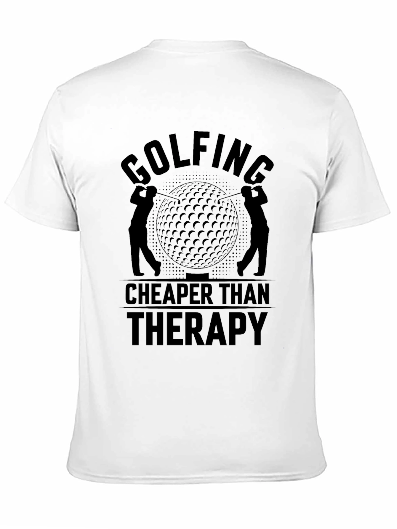 Golfing Cheaper Than Therapy Graphic Tee