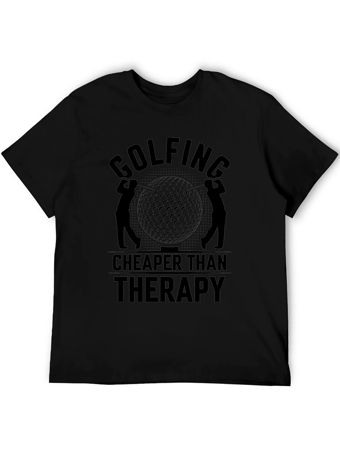 Golfing Cheaper Than Therapy Graphic Tee