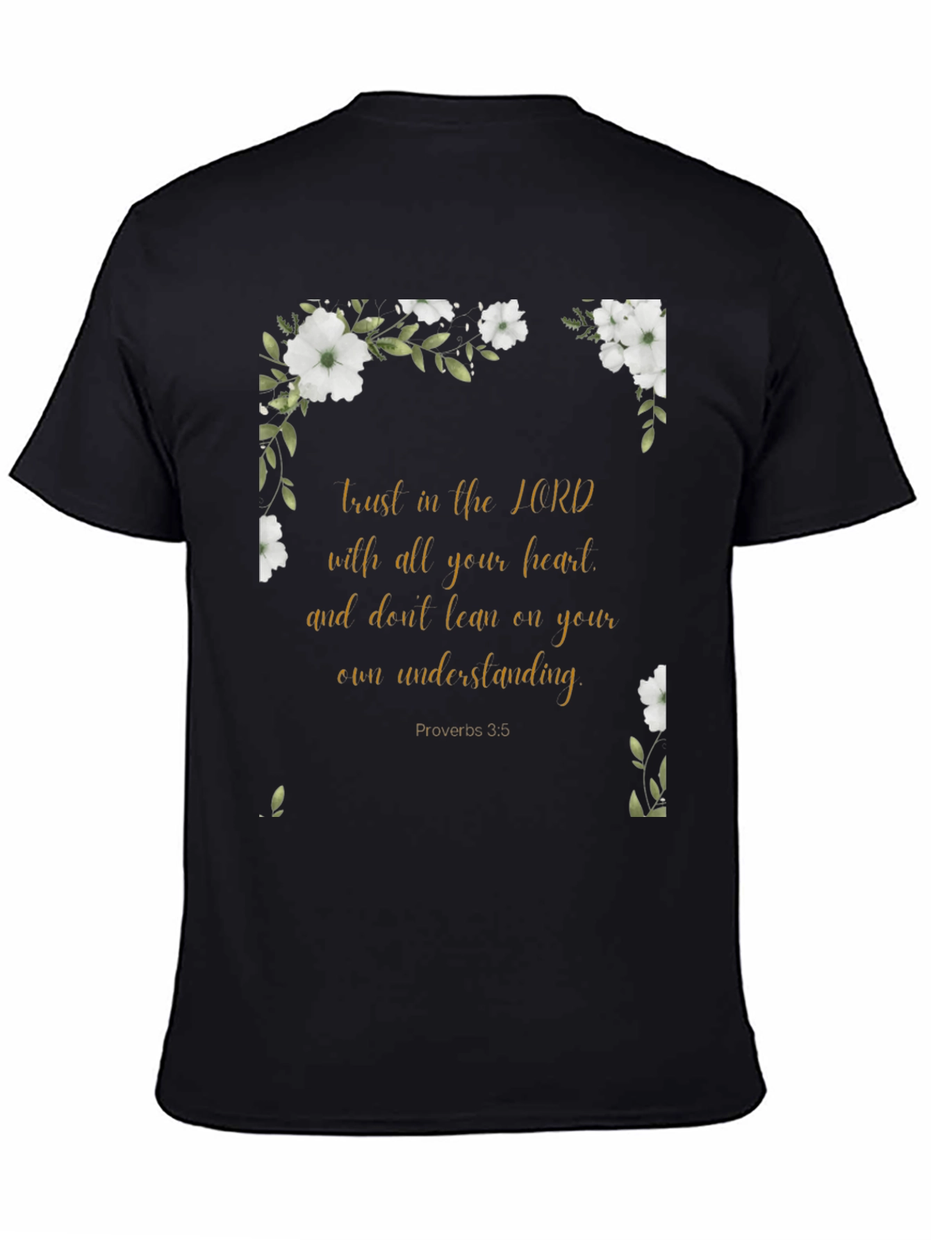 Faith-Inspired Floral T-Shirt