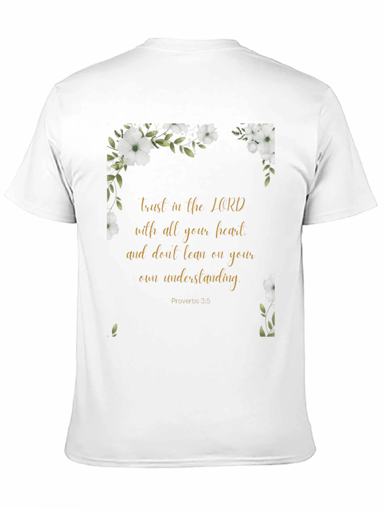 Faith-Inspired Floral T-Shirt